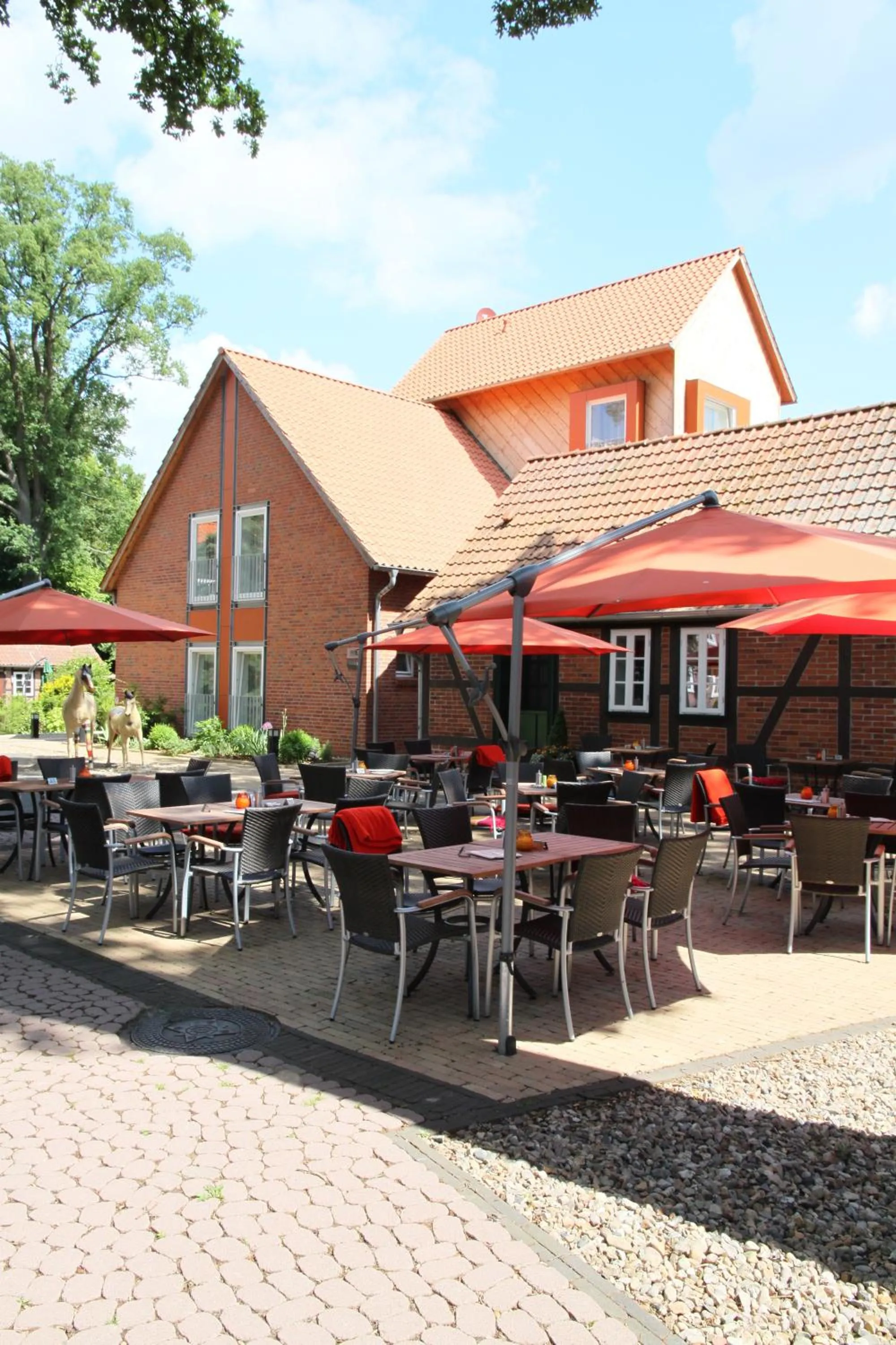 Patio in Hotel Am Kloster