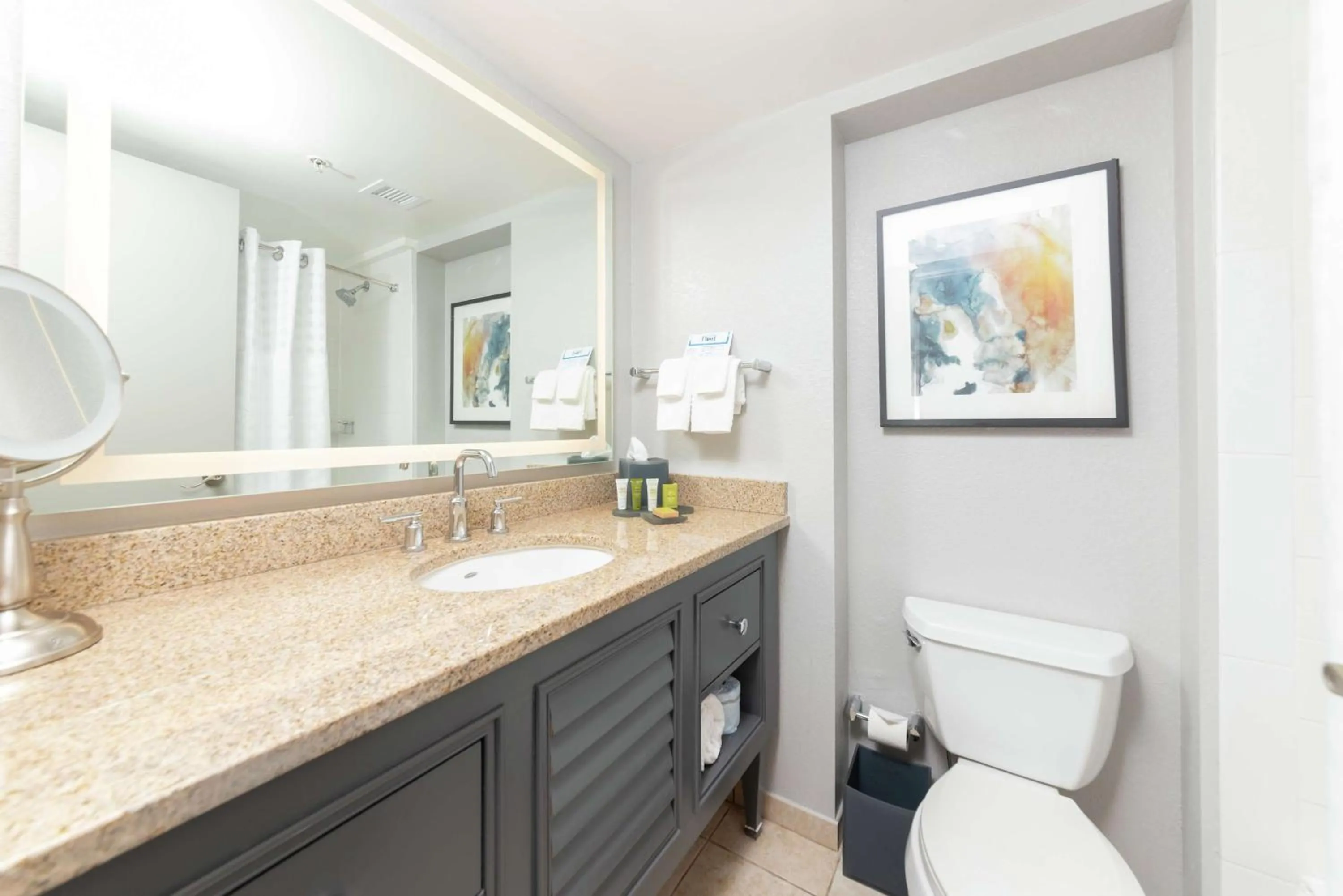 Bathroom in Hilton Melbourne Beach Oceanfront