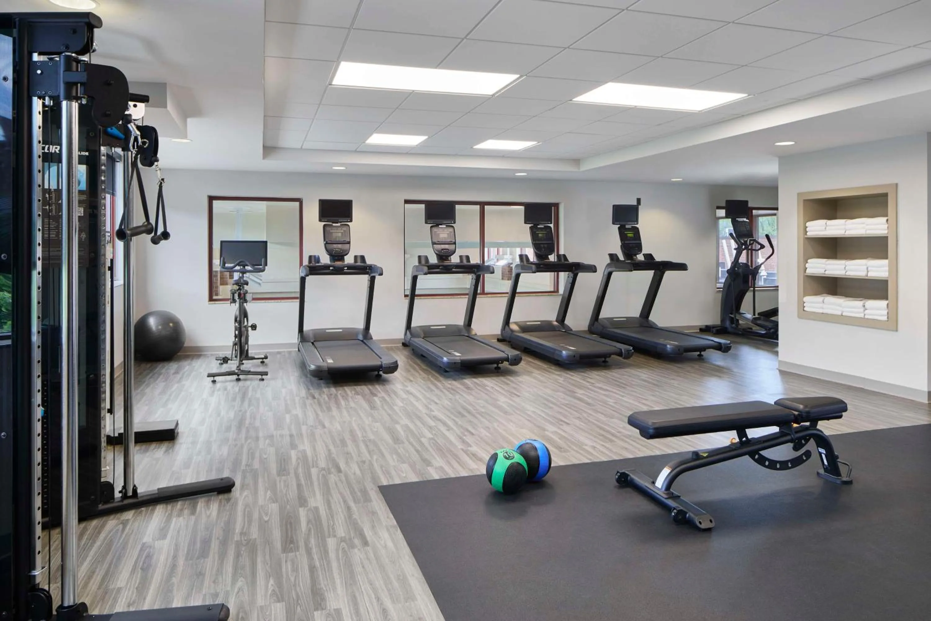 Fitness centre/facilities in Hampton Inn & Suites Saratoga Springs Downtown