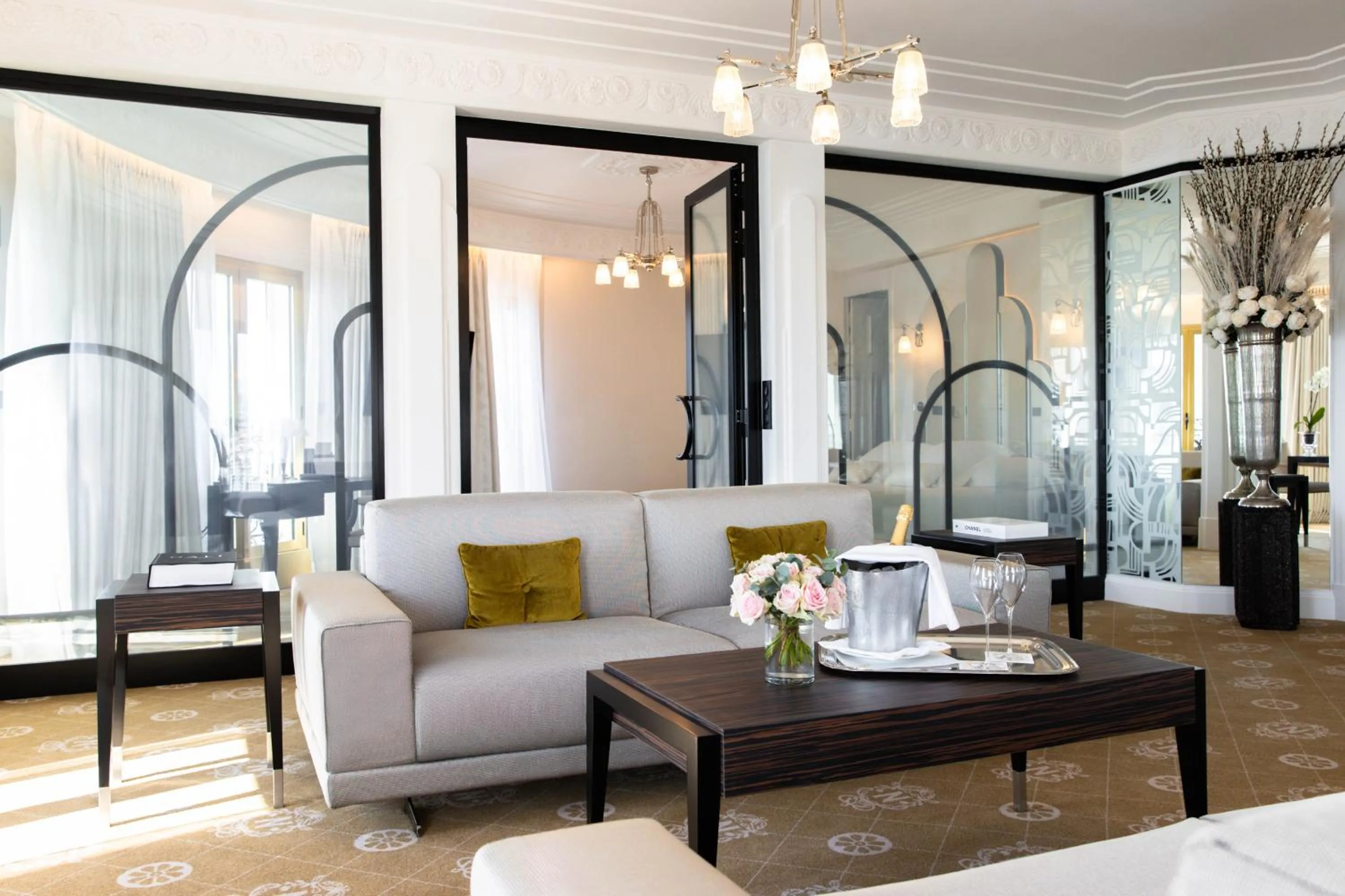 Living room in Hotel Le Negresco