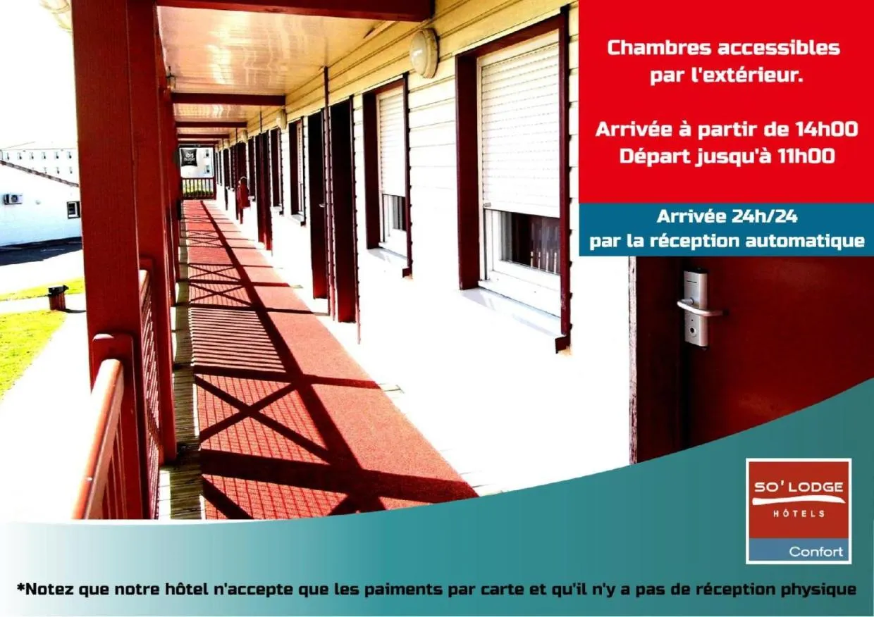 Balcony/Terrace in So'Lodge Niort A83