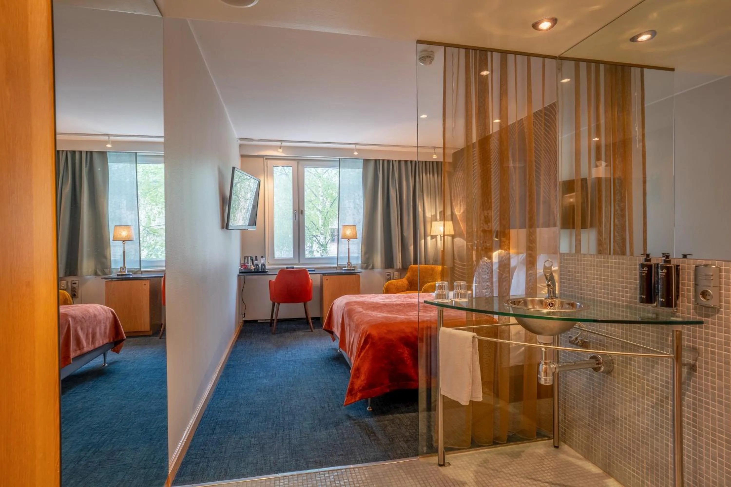 Bedroom, Bed in ProfilHotels Aveny