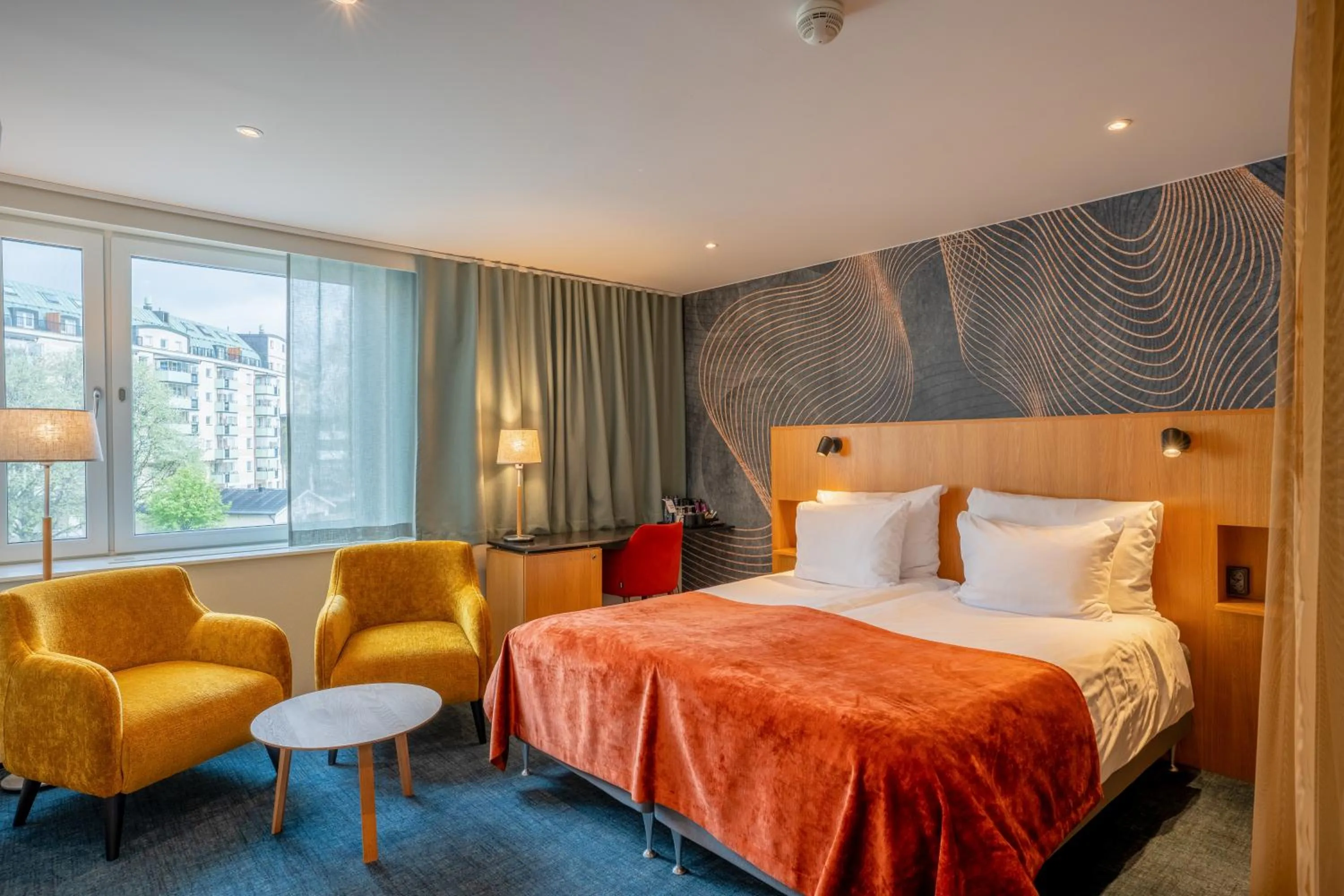 Bed in ProfilHotels Aveny