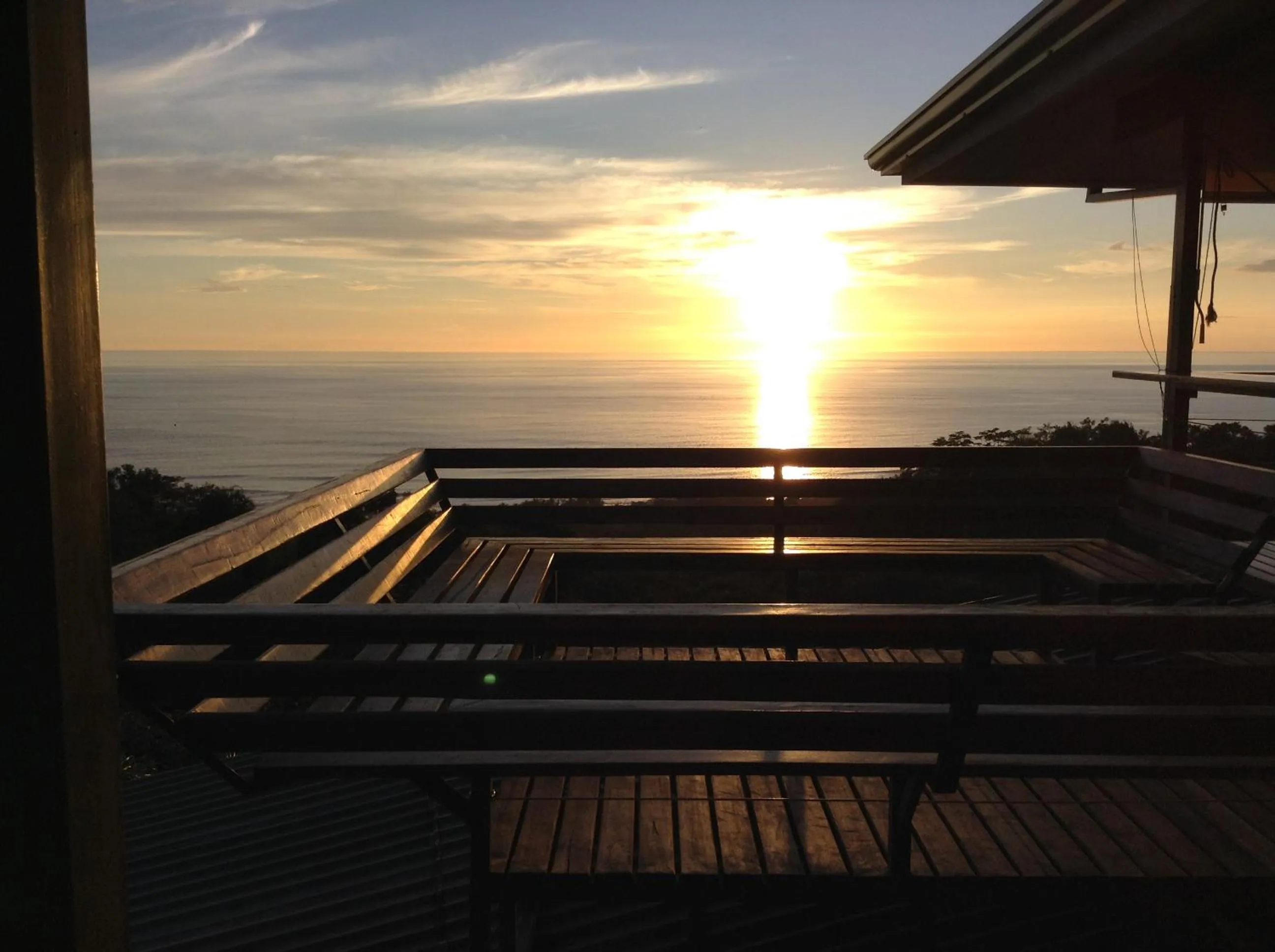 Sunset in Santa Teresa Surf Vista Villas