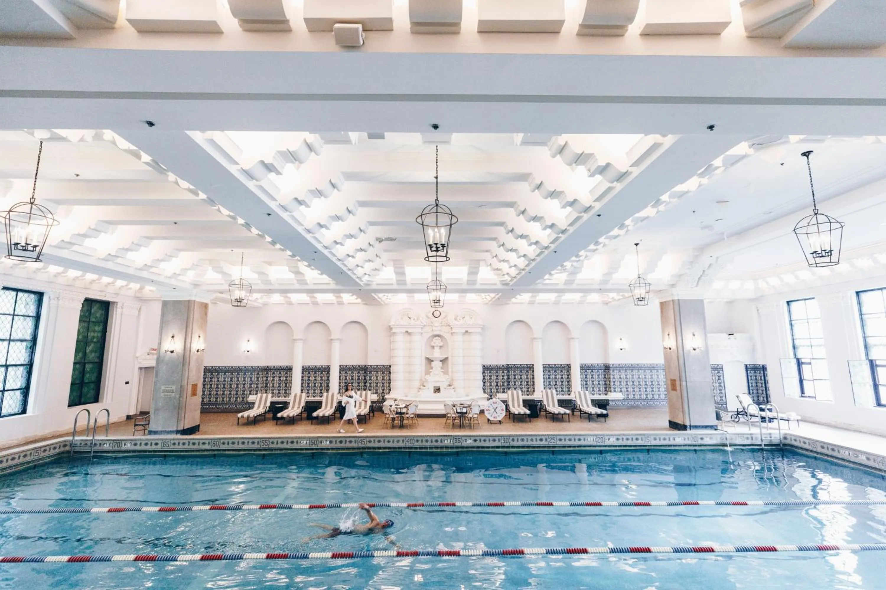 Swimming pool in InterContinental Chicago Magnificent Mile by IHG