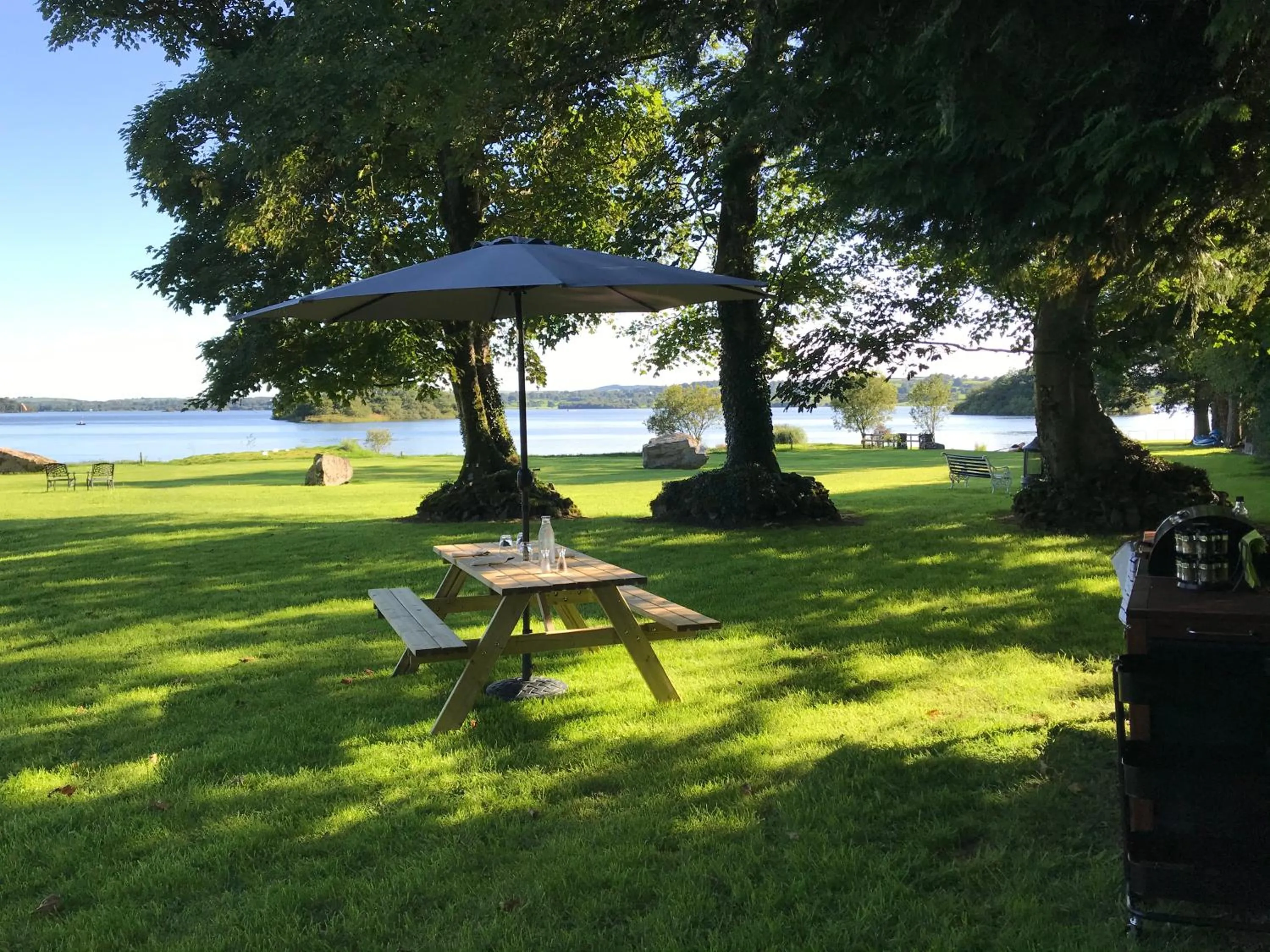 Patio in St Kyrans Guest House