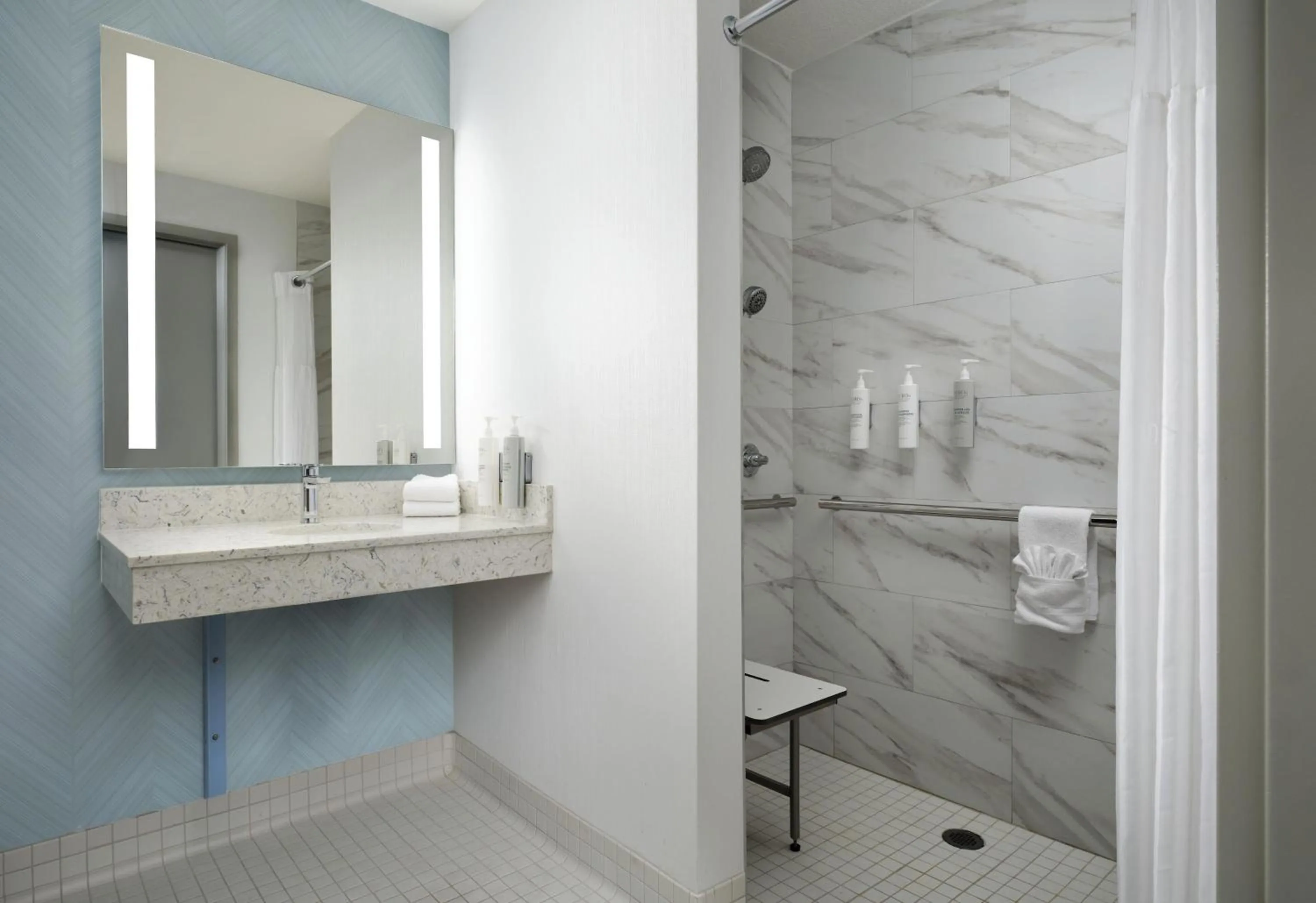 Bathroom in Hilton Garden Inn San Jose/Milpitas