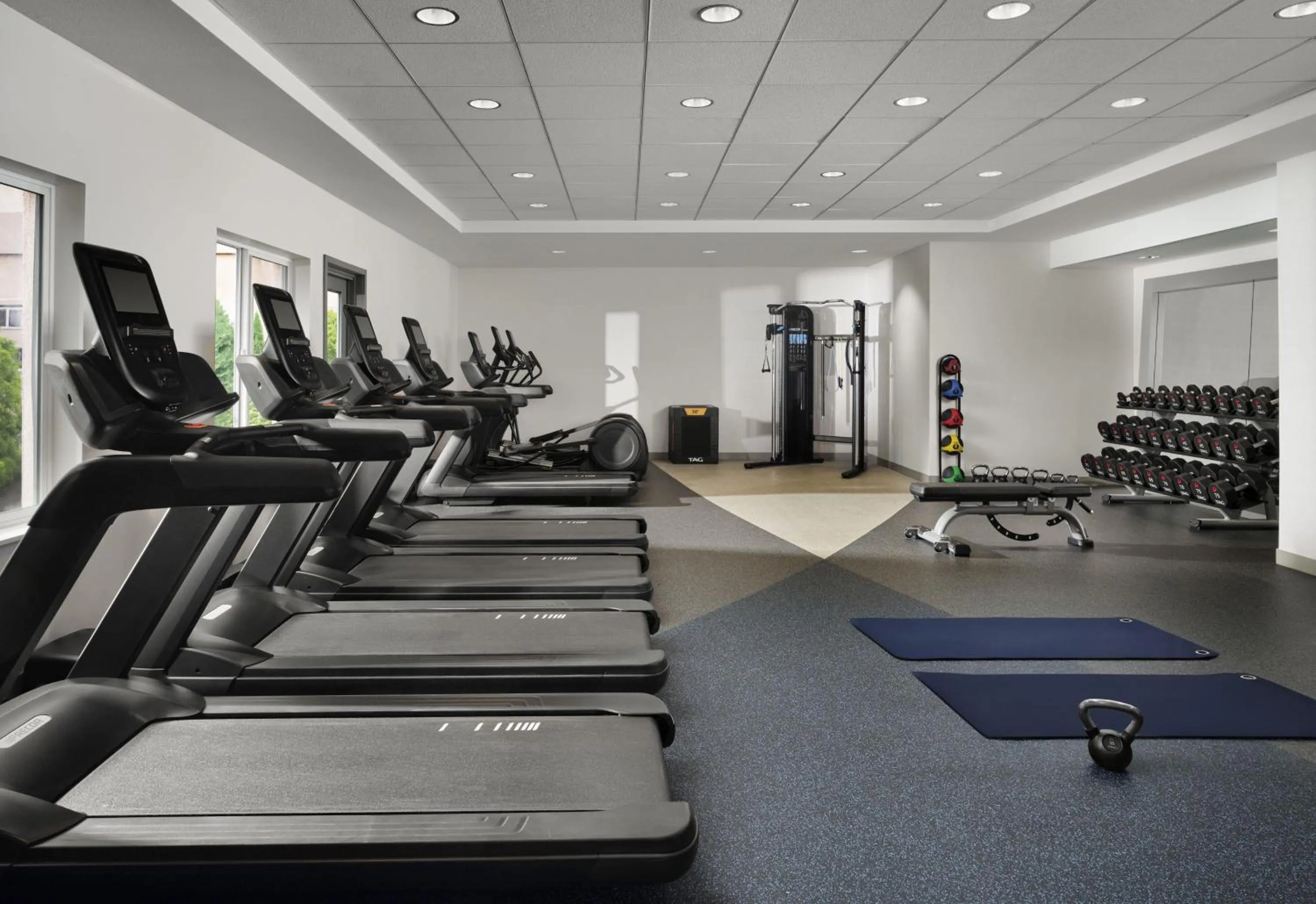 Fitness centre/facilities in Hilton Garden Inn San Jose/Milpitas
