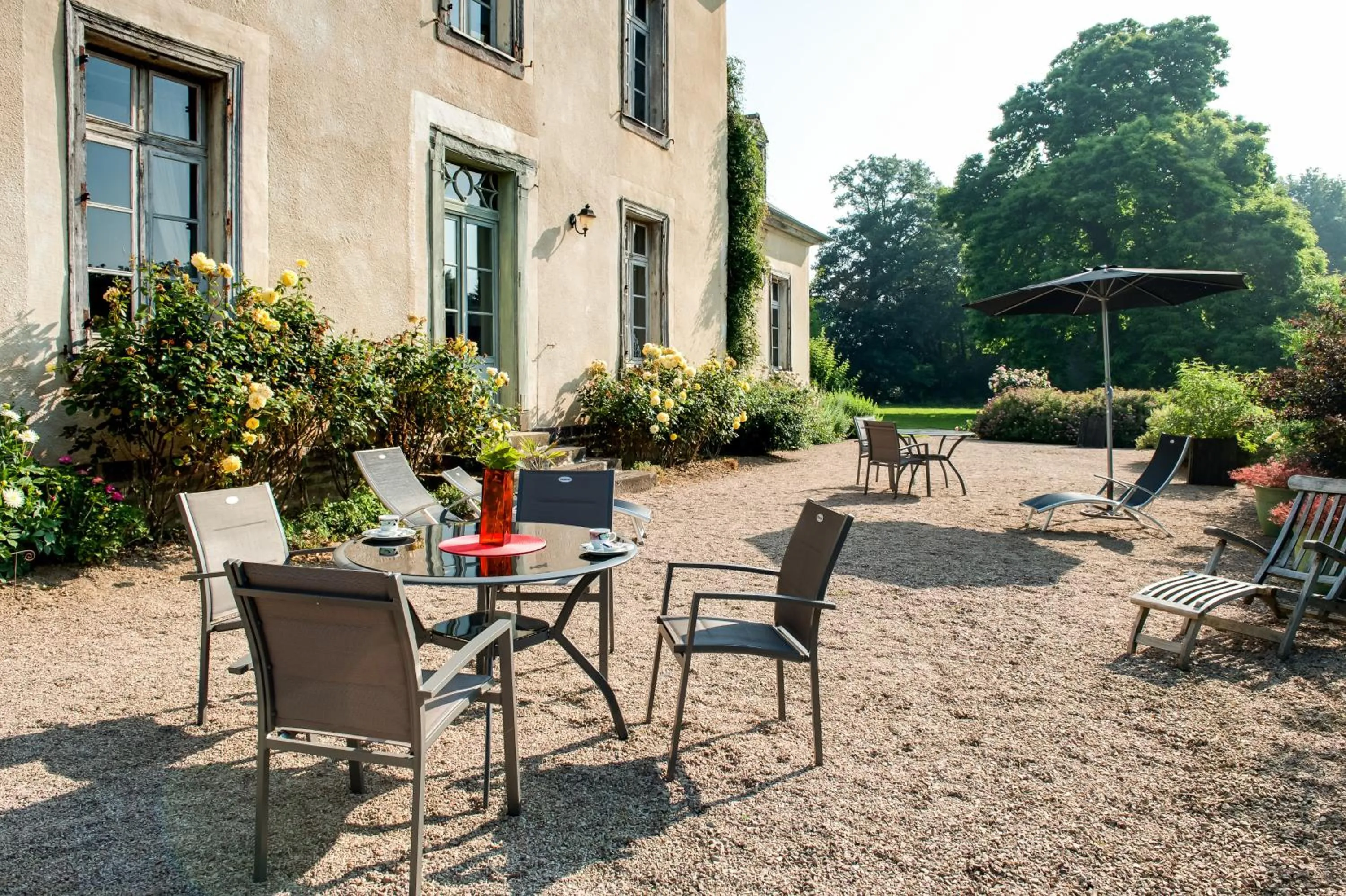 Garden view in Château Du Pin - Teritoria