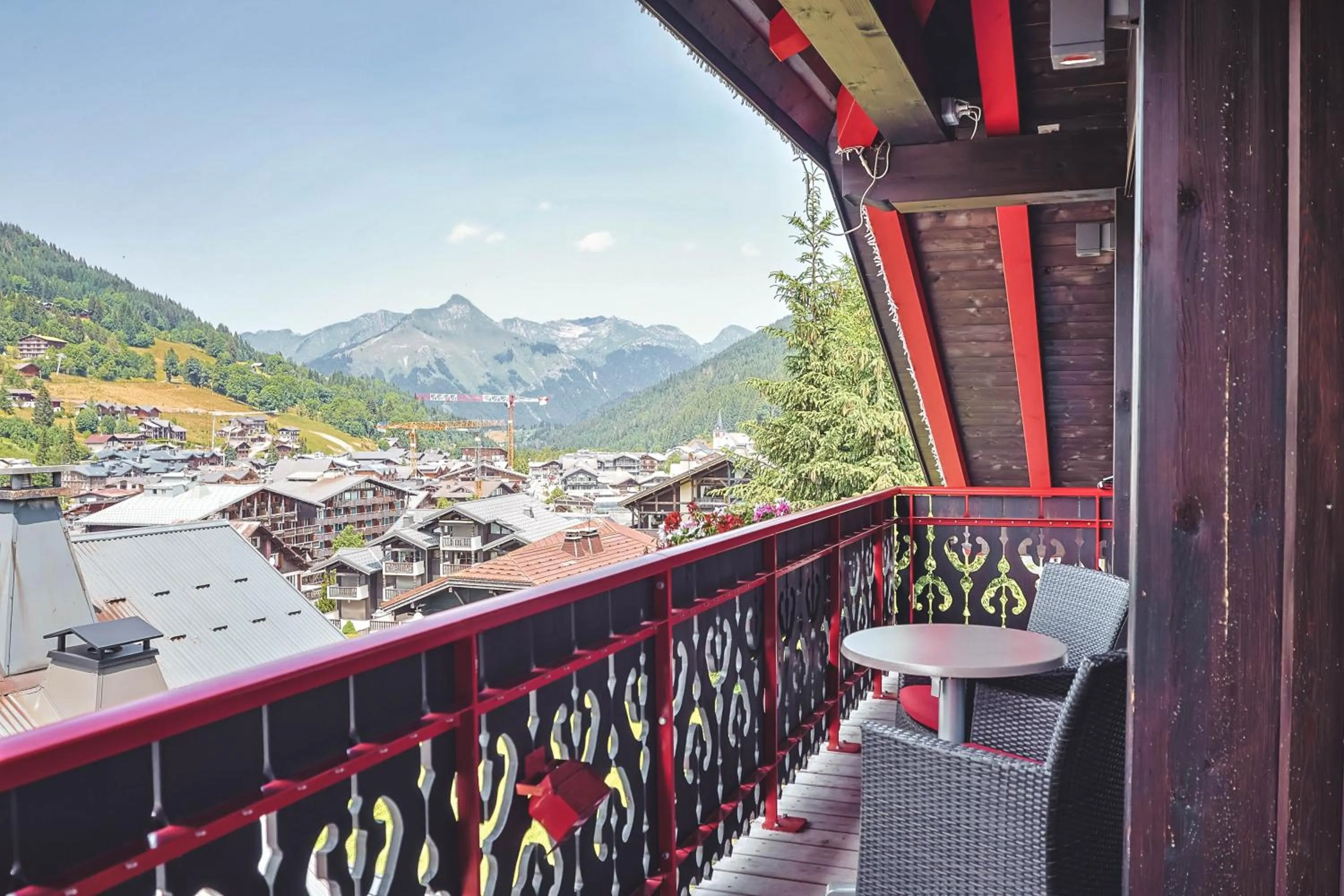 View (from property/room) in Hôtel Alpina & SPA - Restaurant Oxalis