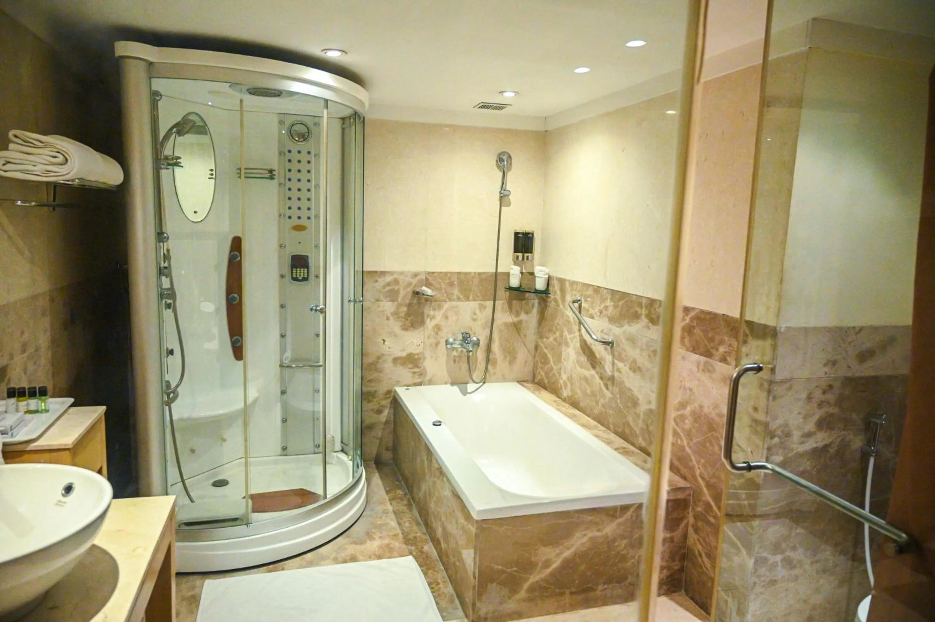 Shower in Katriya Hotel and Tower