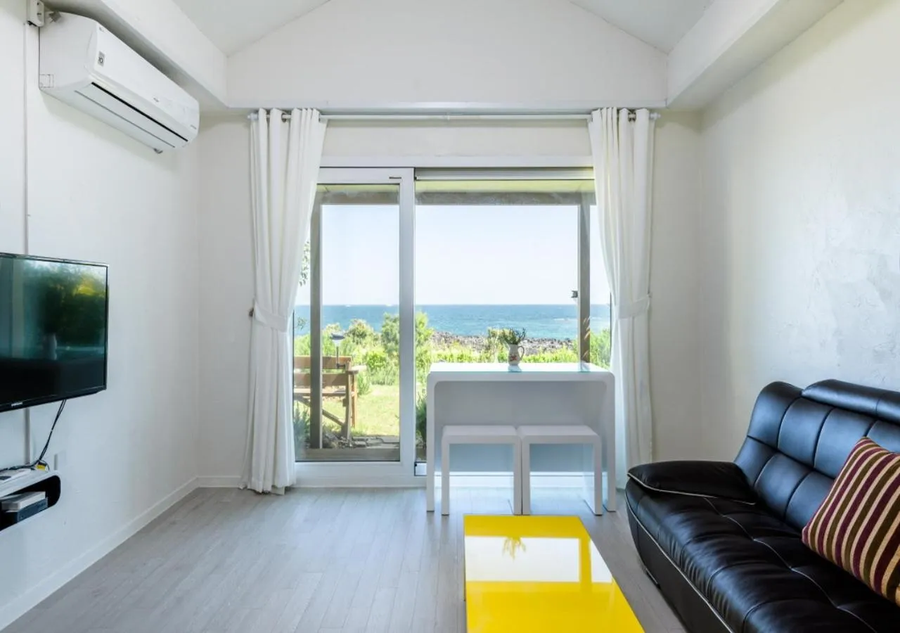 Living room in Jeju Turning point Pension