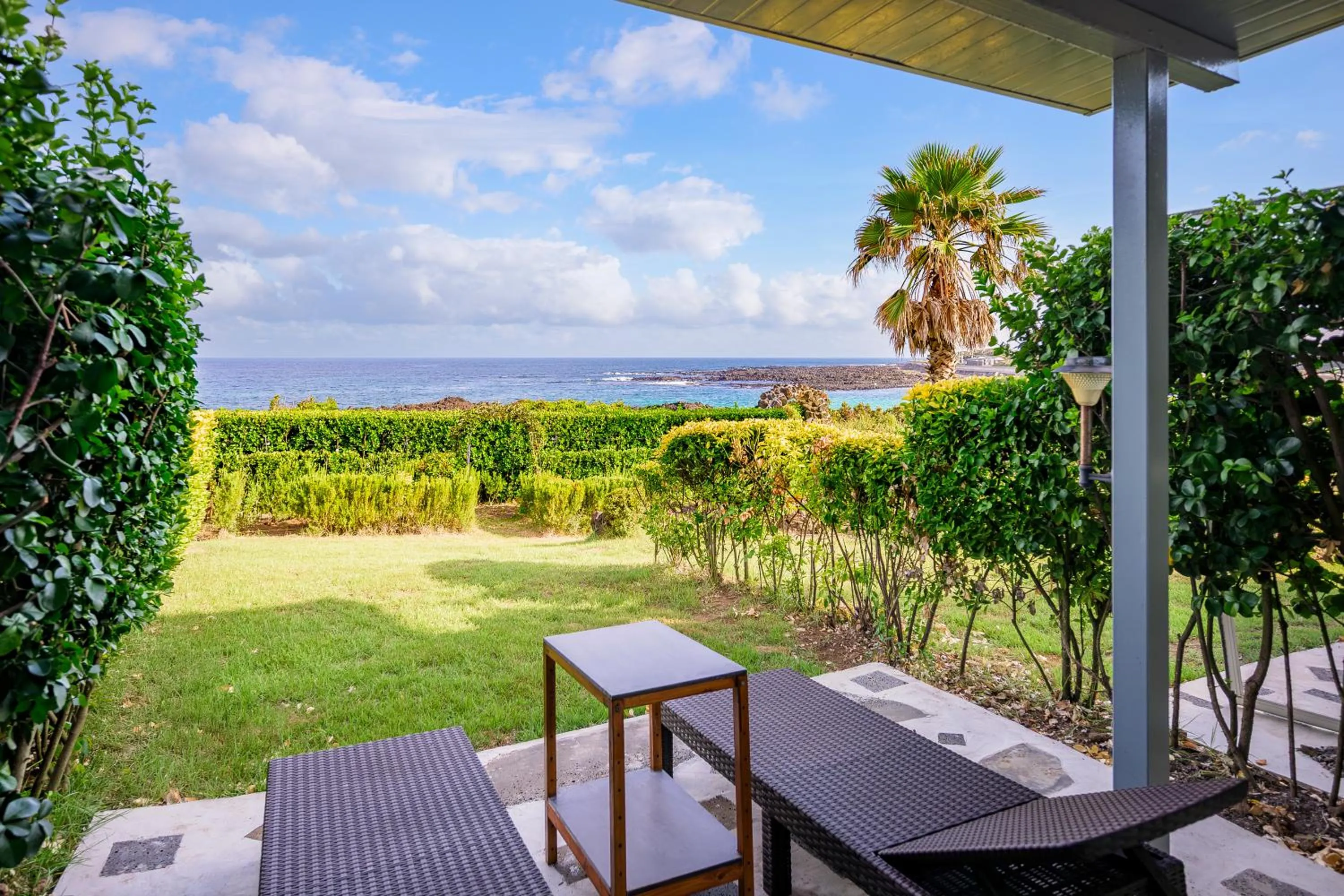 Balcony/Terrace in Jeju Turning point Pension