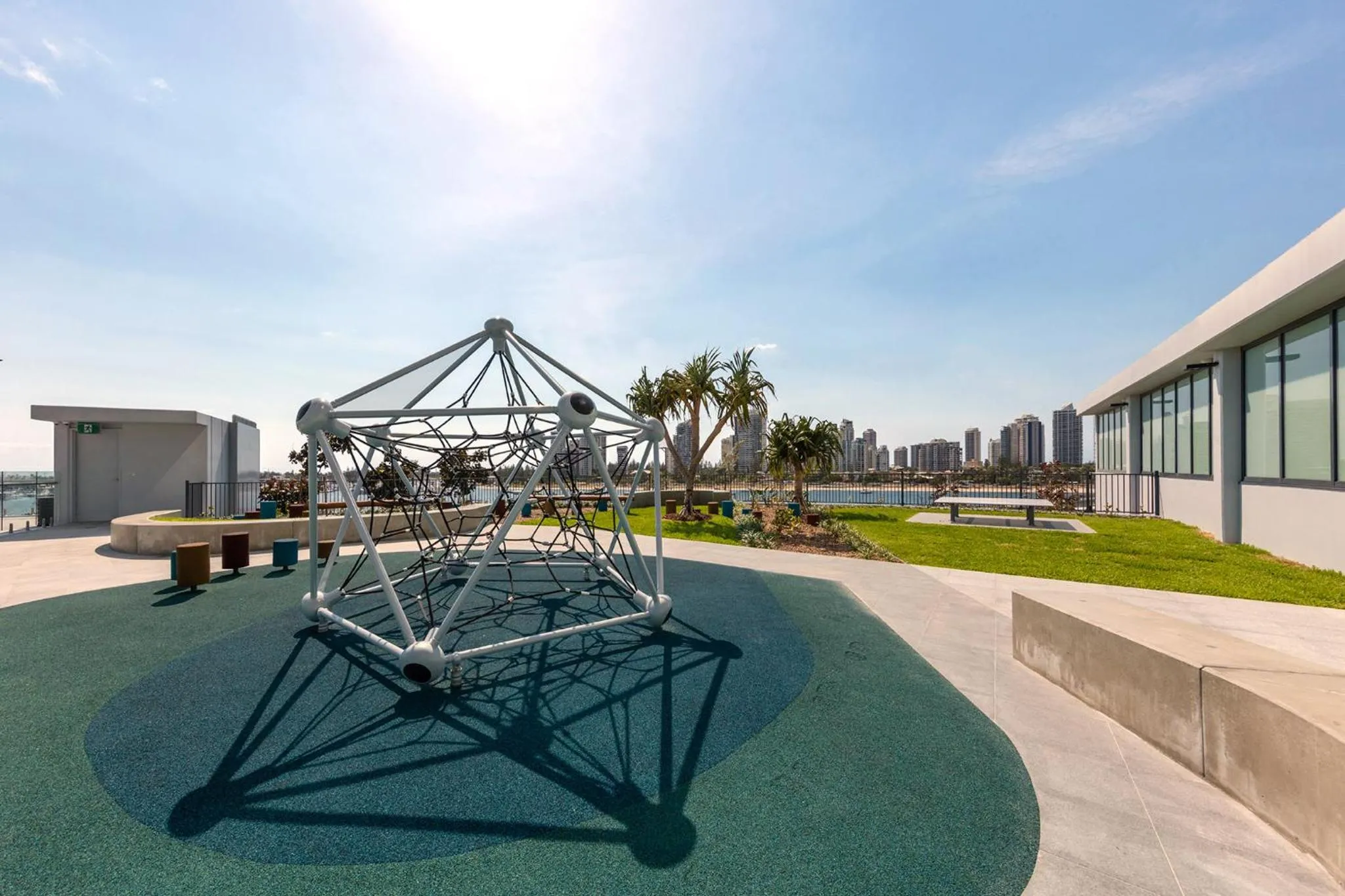 Children play ground in Meriton Suites Southport