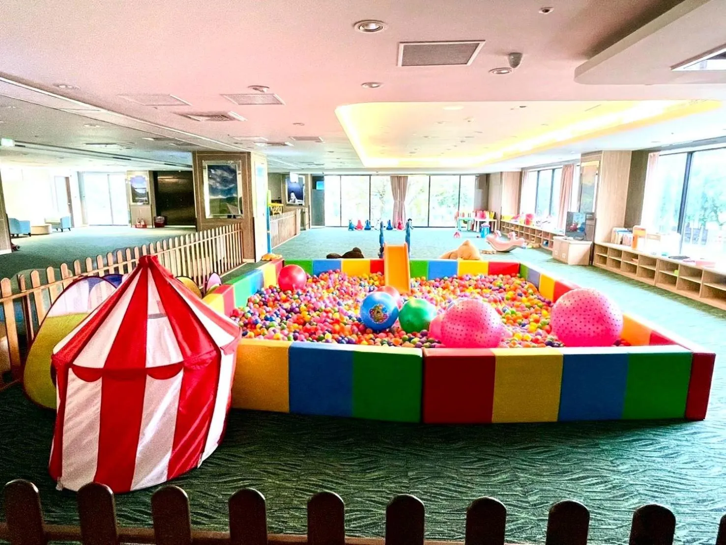 Children play ground in Chii Lih Resort