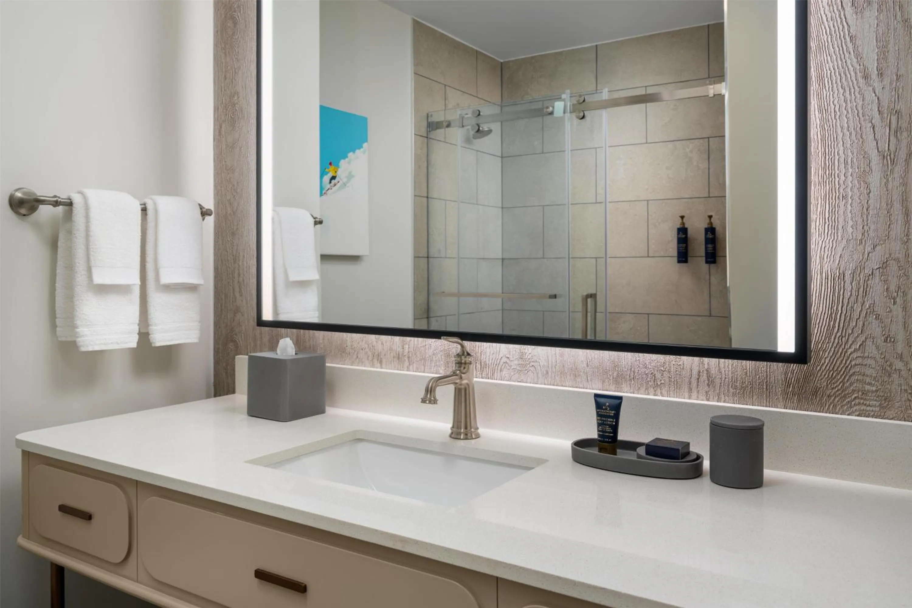 Bathroom in Martis Valley Lodge, Tapestry Collection by Hilton