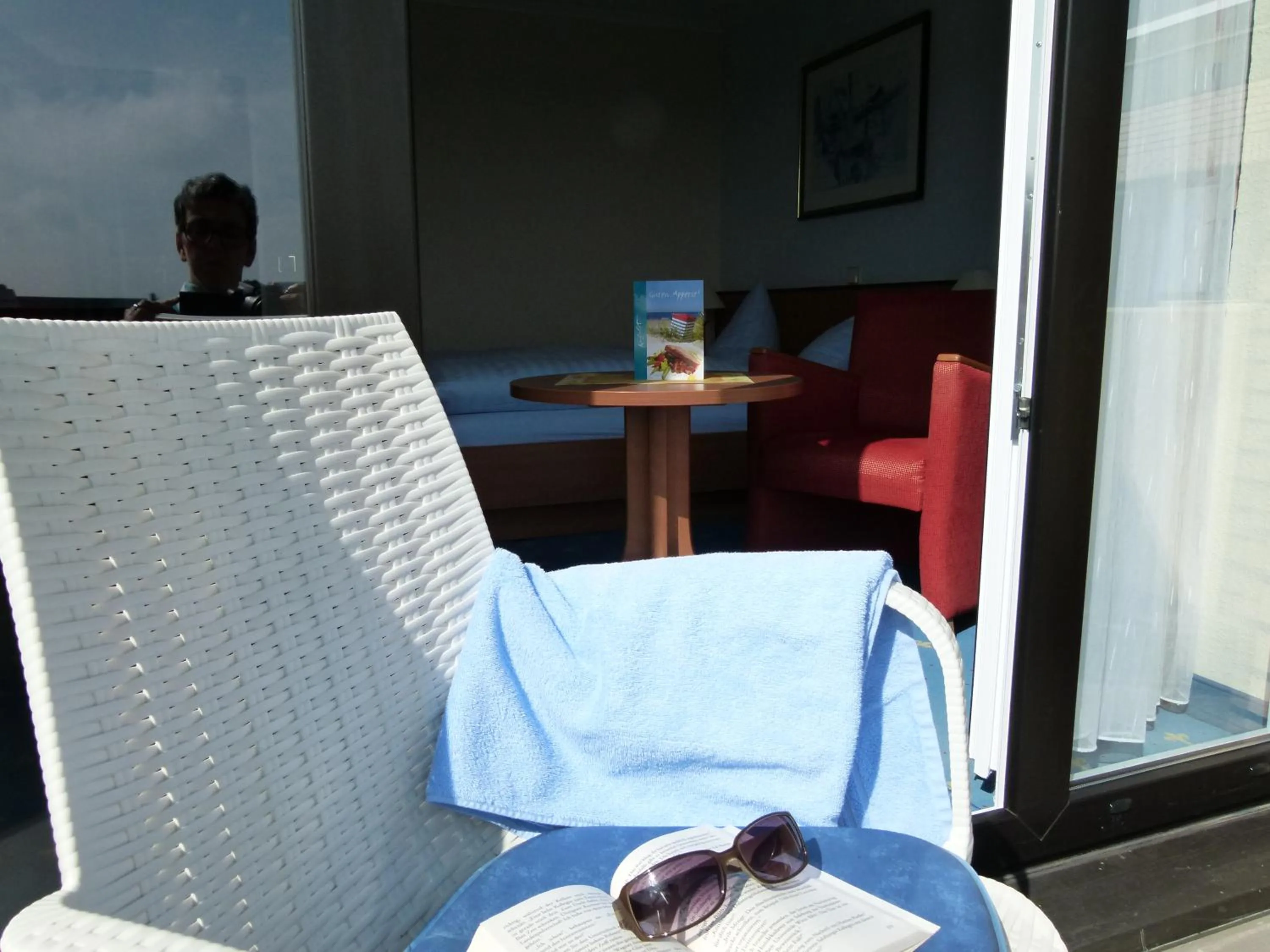 Balcony/Terrace in Aparthotel Kachelot