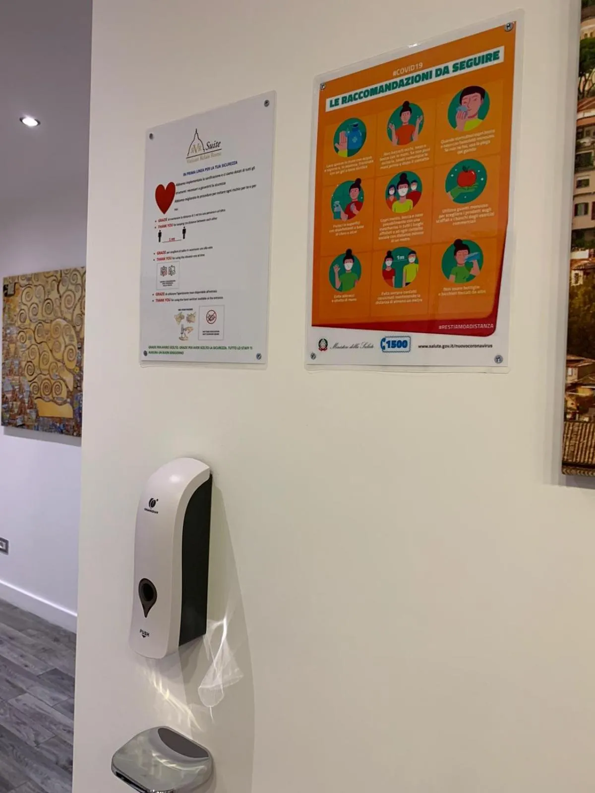 Lobby or reception in Vatican Relais Rome