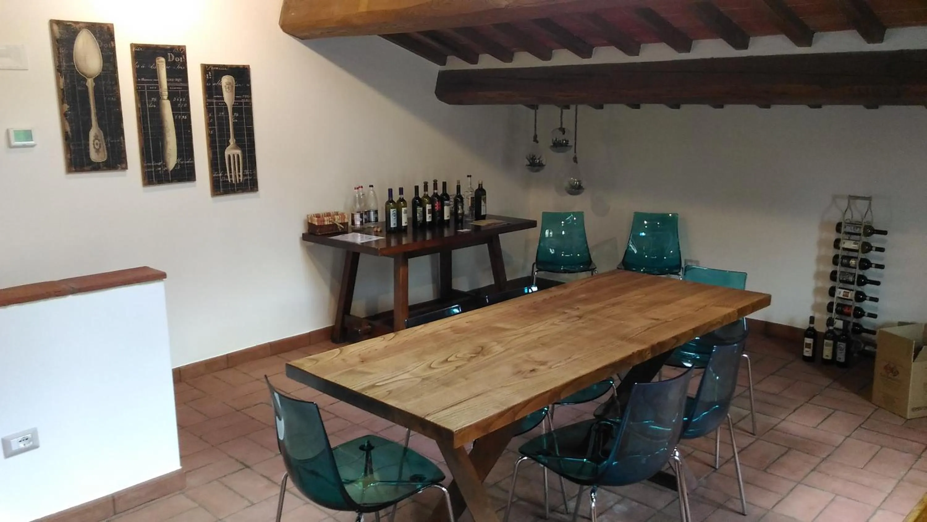 Communal kitchen in Capanna 1826