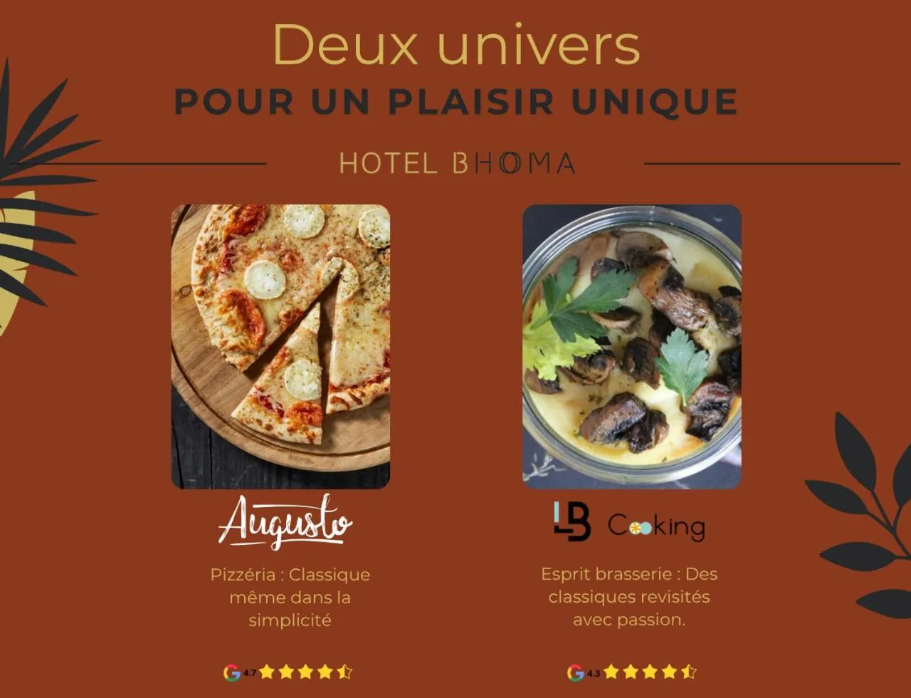 Restaurant/places to eat in BHOMA Bourges - Hôtel