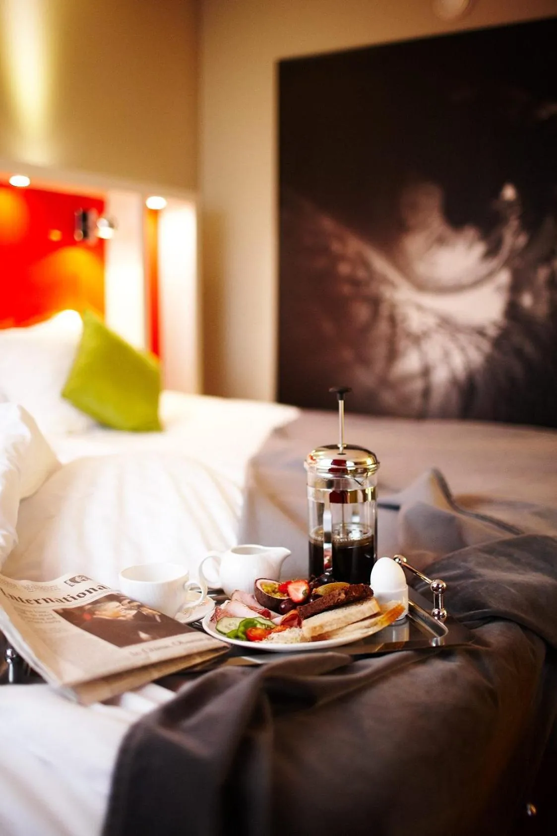 Breakfast, Bed in ProfilHotels Savoy