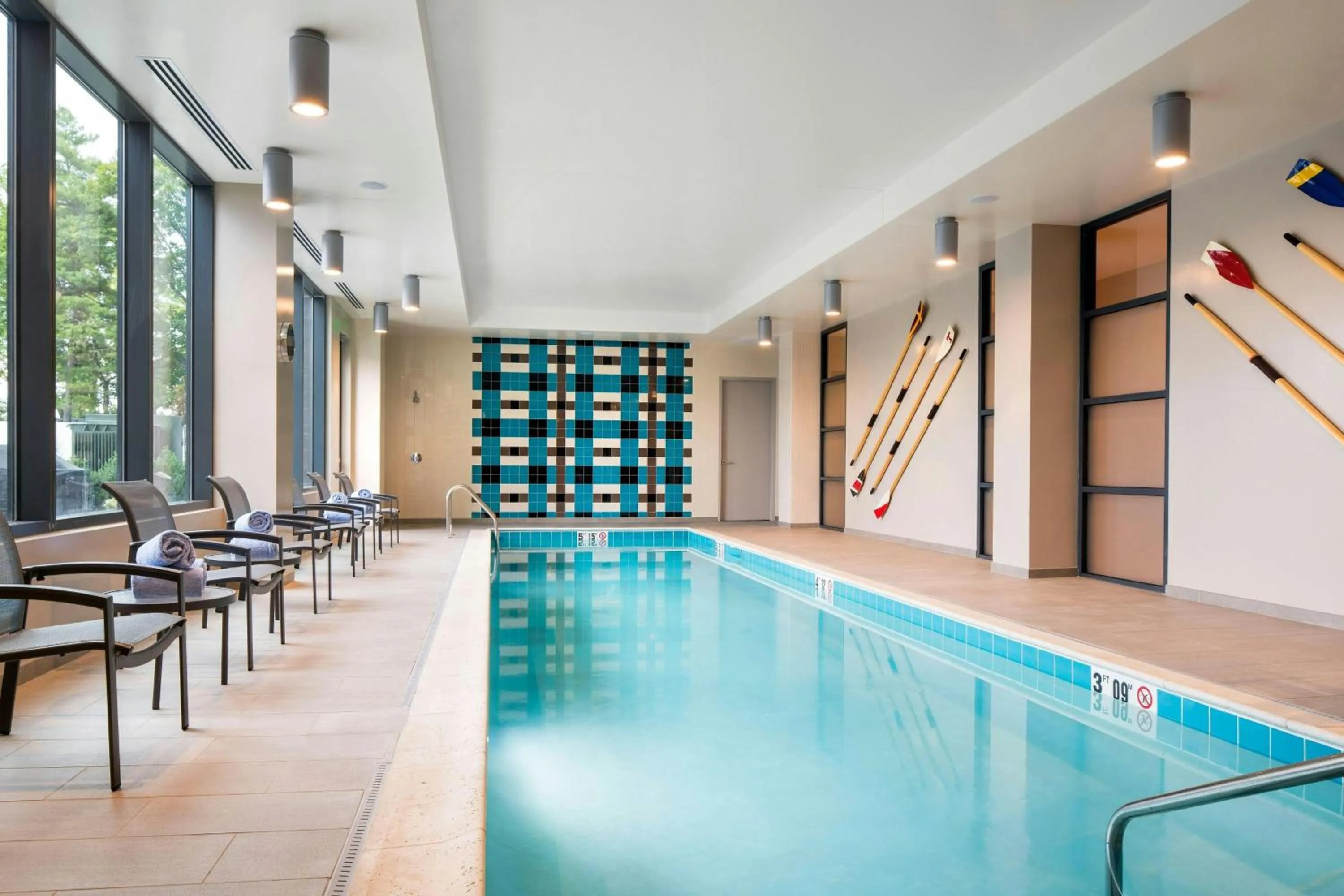 Swimming pool in Residence Inn by Marriott Boston Watertown
