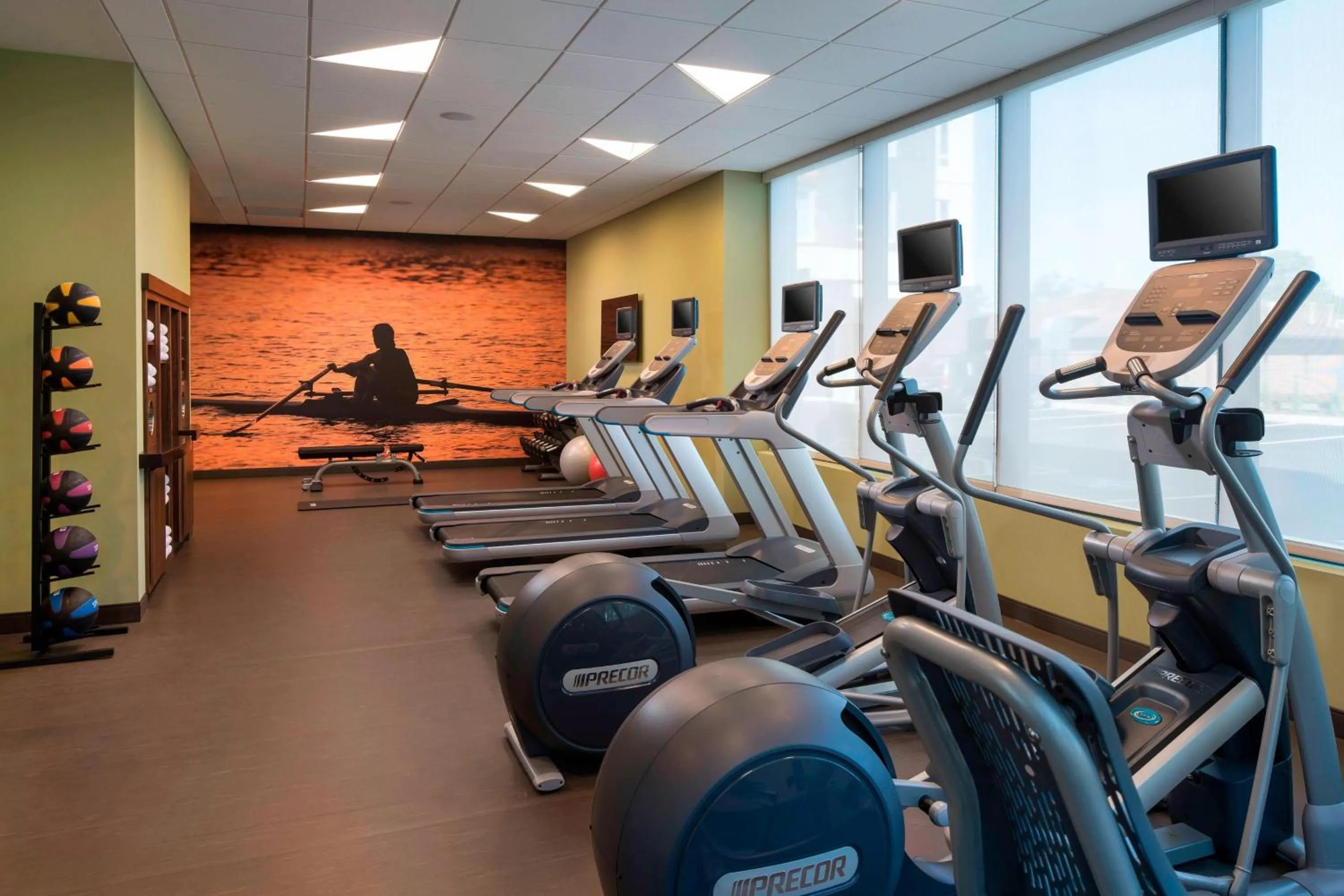 Fitness centre/facilities in Residence Inn by Marriott Boston Watertown