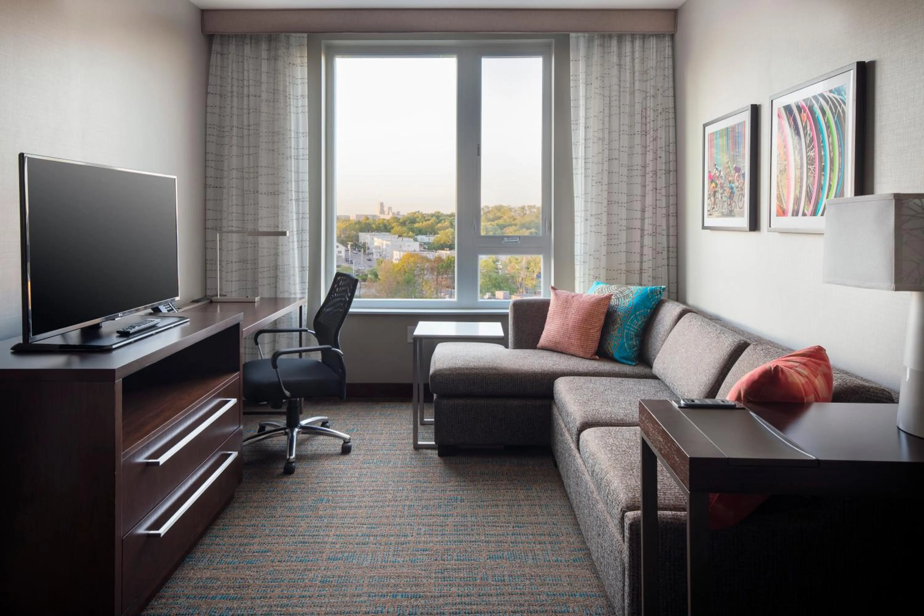Living room in Residence Inn by Marriott Boston Watertown