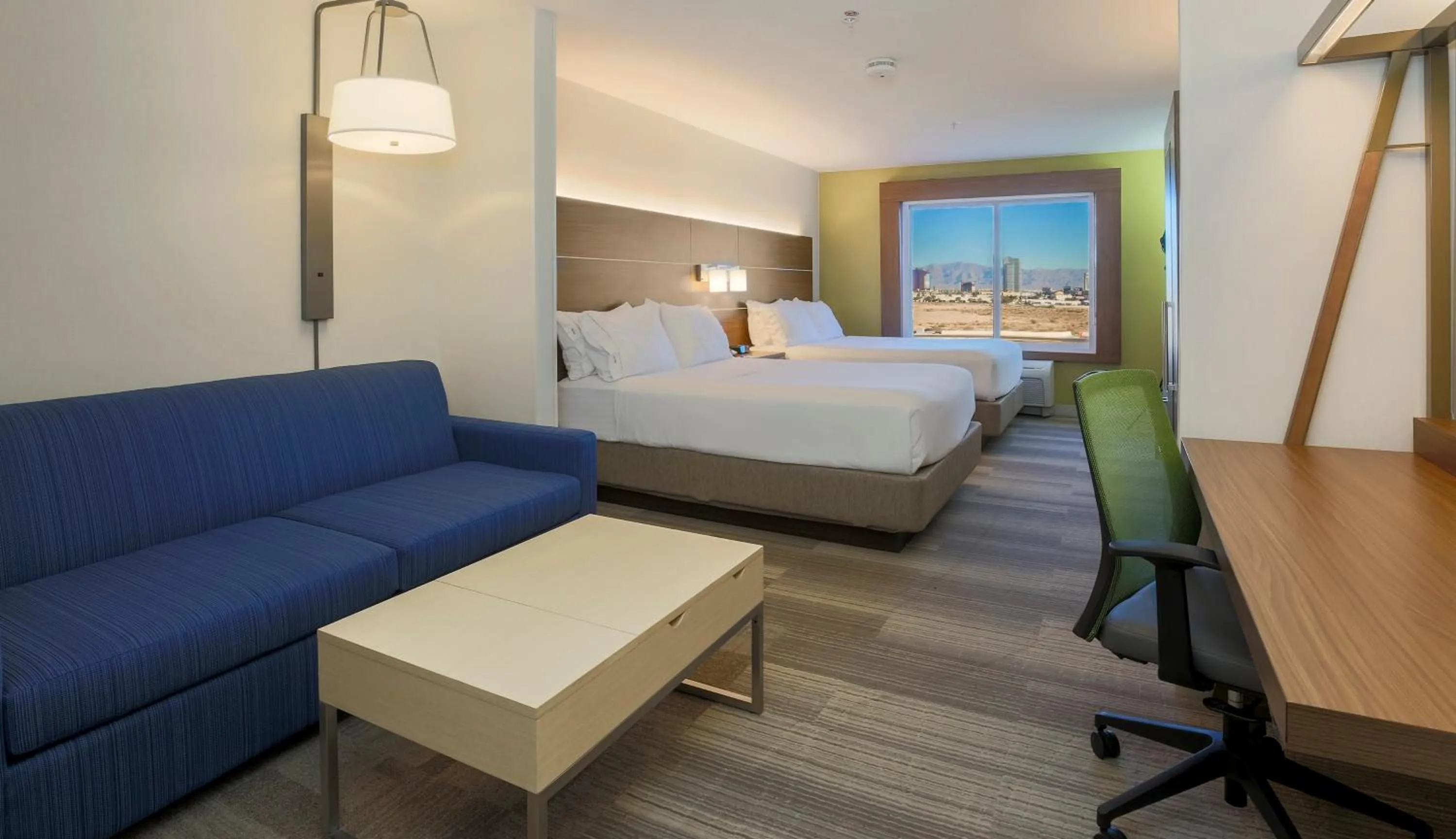 Photo of the whole room, Bed in Holiday Inn Express Las Vegas Stadium Area by IHG