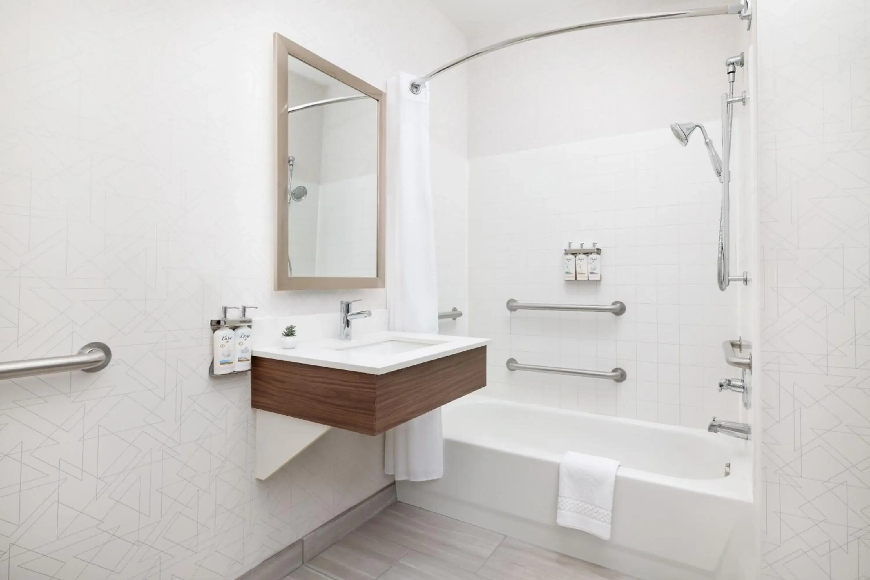 King Suite with Mobility Accessible Transfer Shower in Holiday Inn Express Las Vegas Stadium Area by IHG King Suite with Mobility Accessible Transfer Shower in Holiday Inn Express Las Vegas Stadium Area by IHG