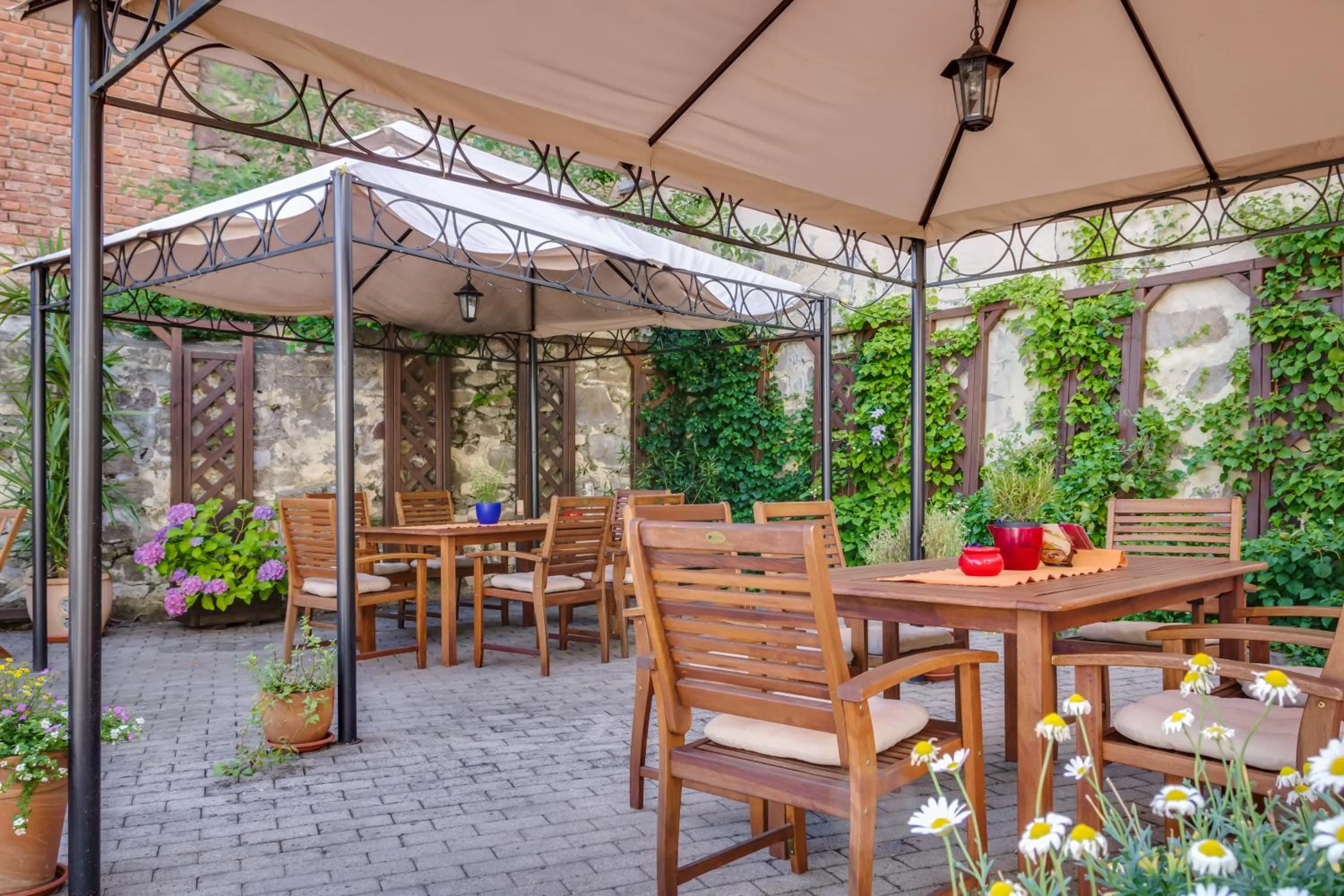 Garden, Restaurant/Places to Eat in Hotel Deutsches Haus Mittweida