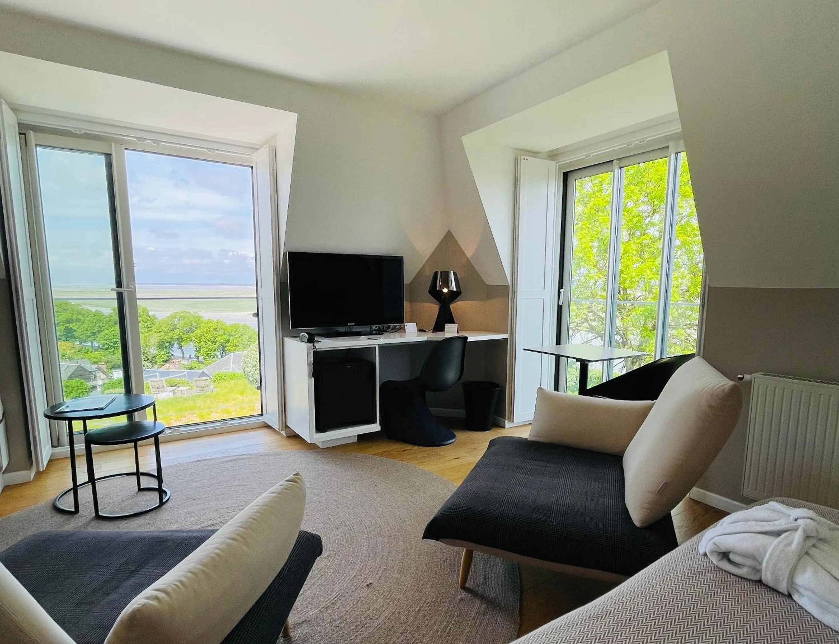 Living room in Hôtel - Spa Les Corderies