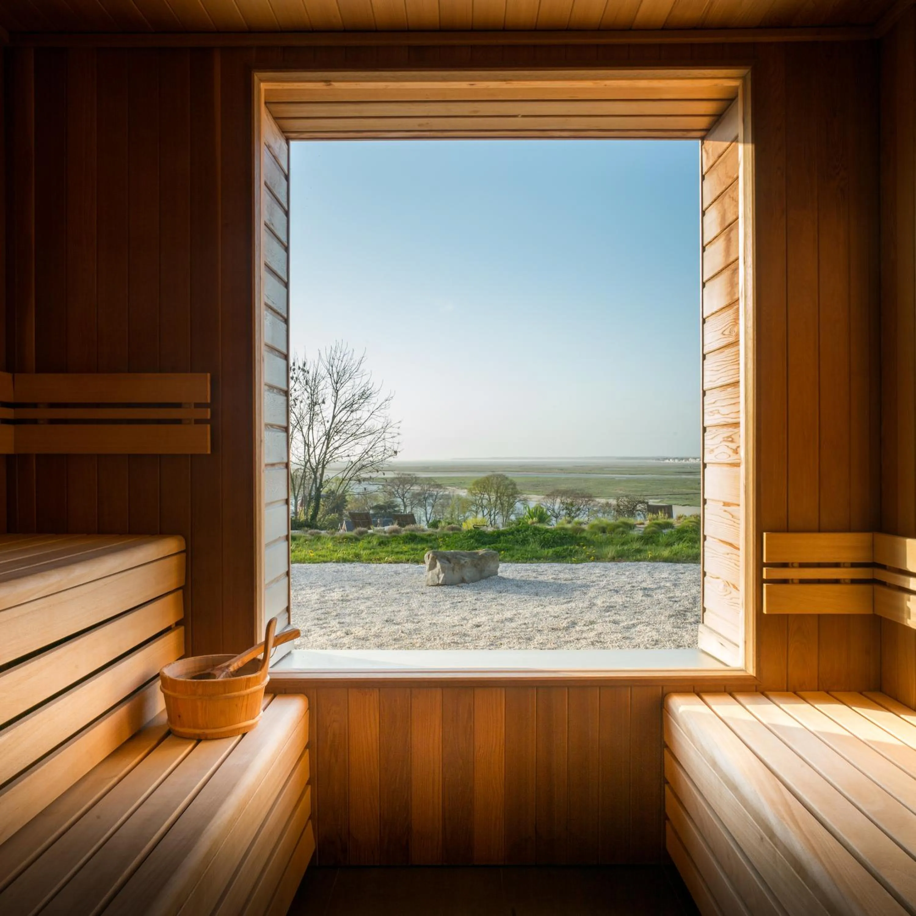 Sauna in Hôtel - Spa Les Corderies