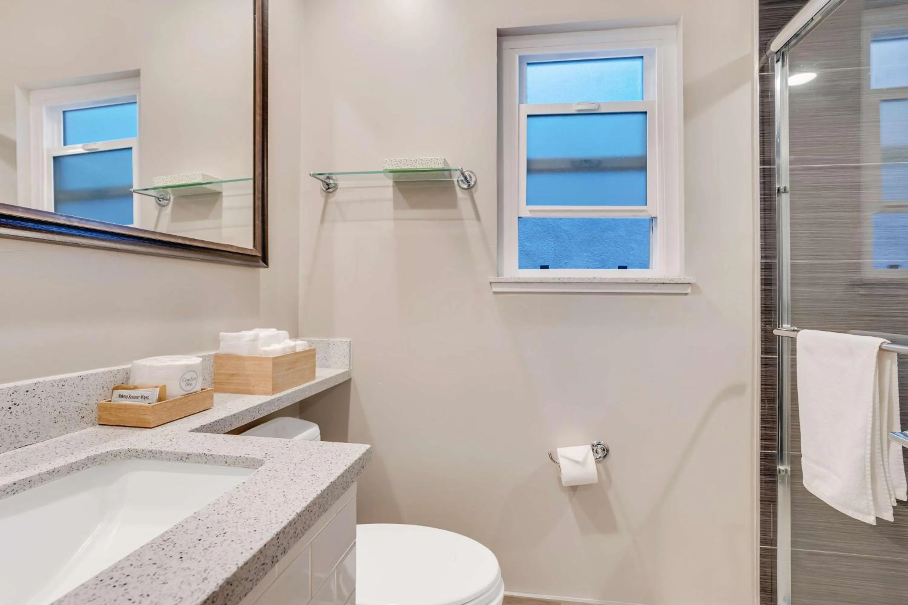 Bathroom in Sather Berkeley - SureStay Collection by Best Western