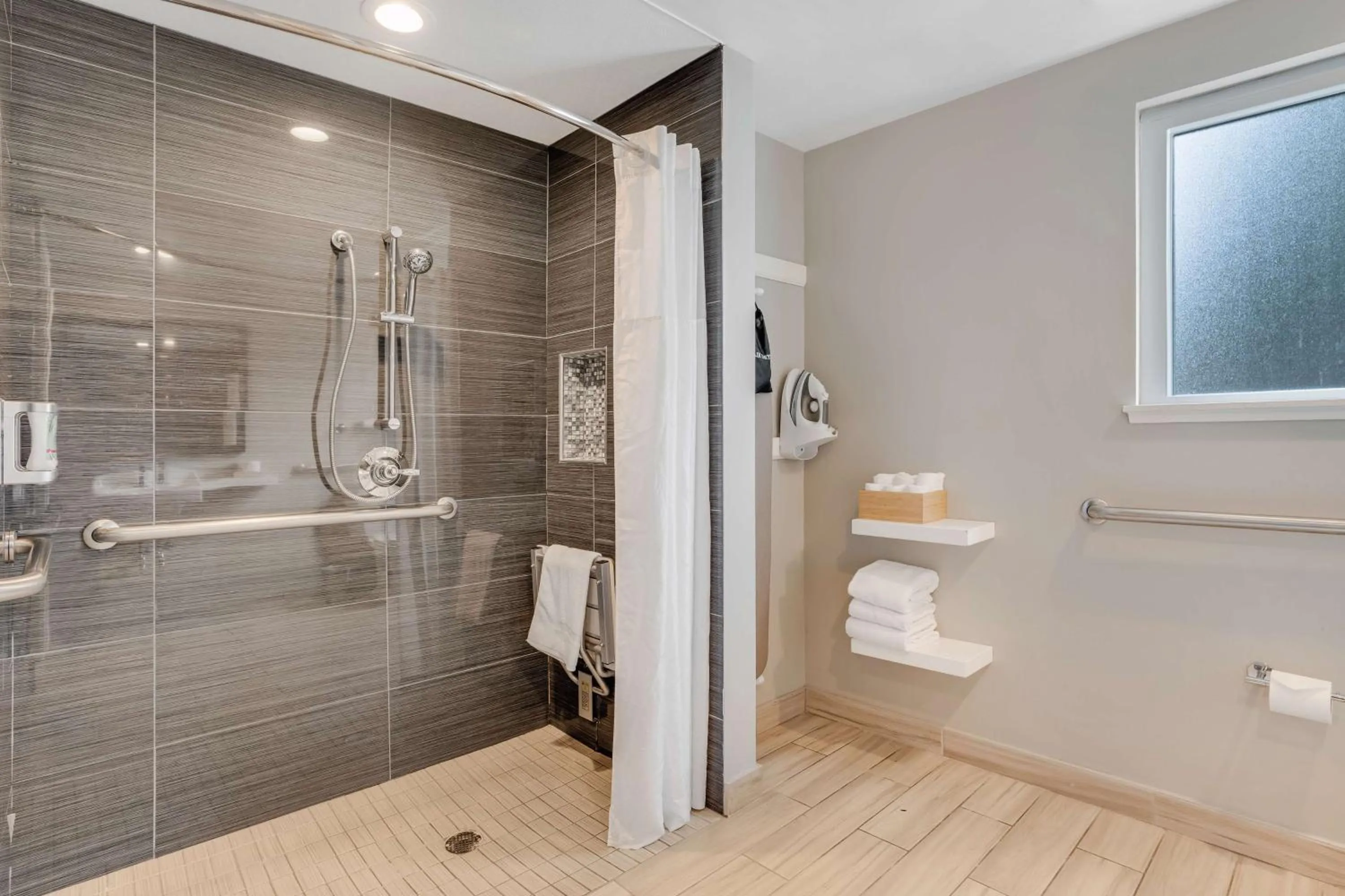 Bathroom in Sather Berkeley - SureStay Collection by Best Western