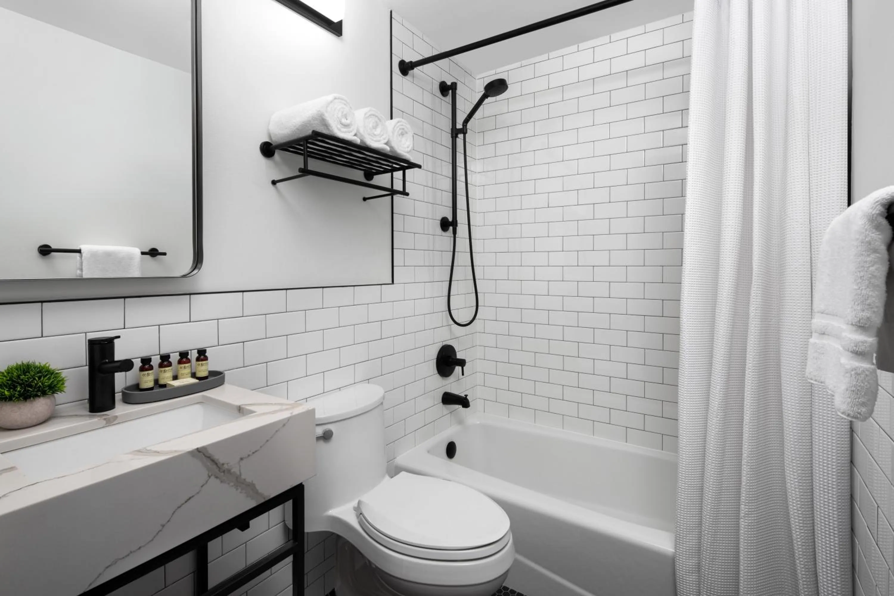 Bathroom in Citadines Connect Fifth Avenue New York