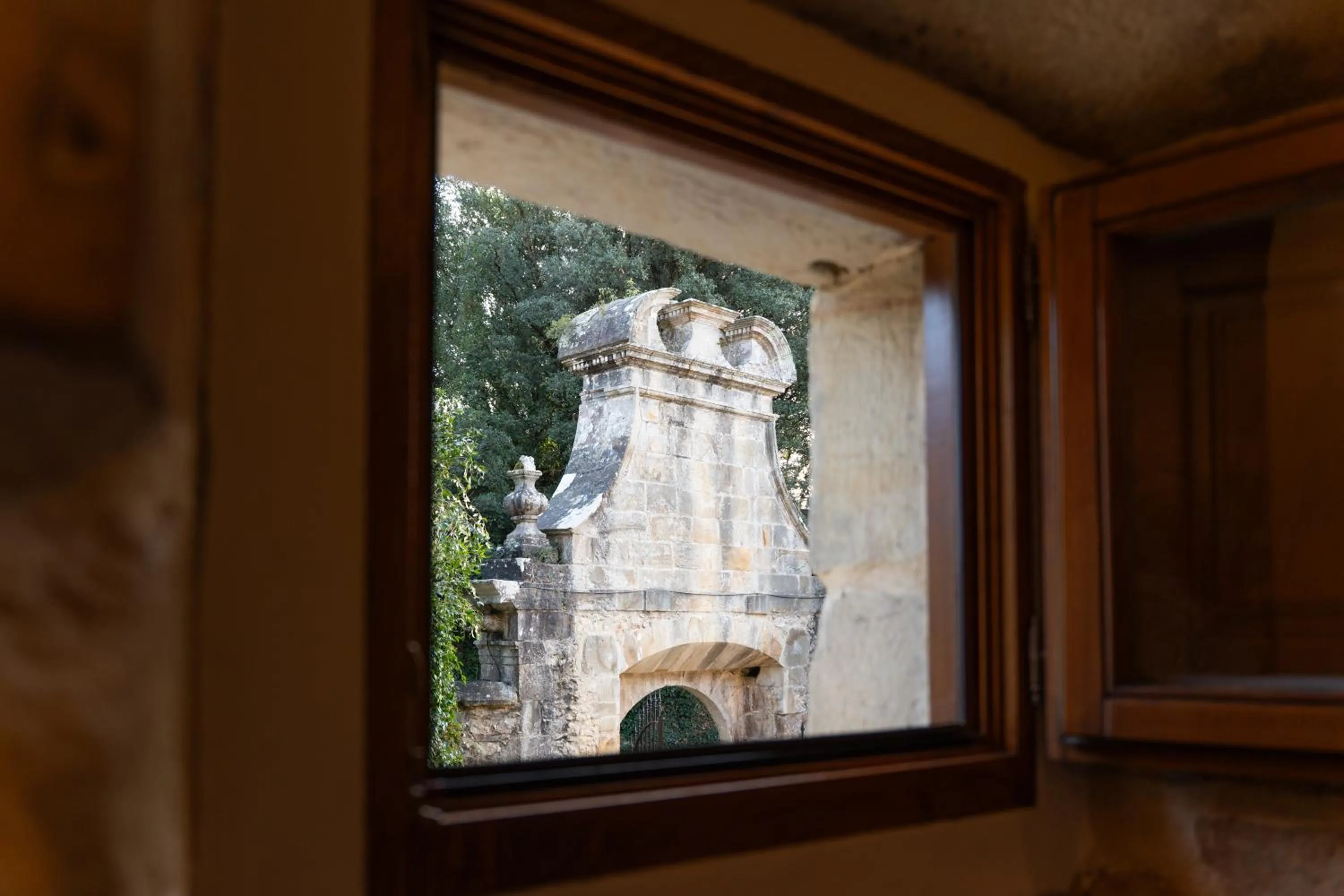 Garden view in Palacio de Arce