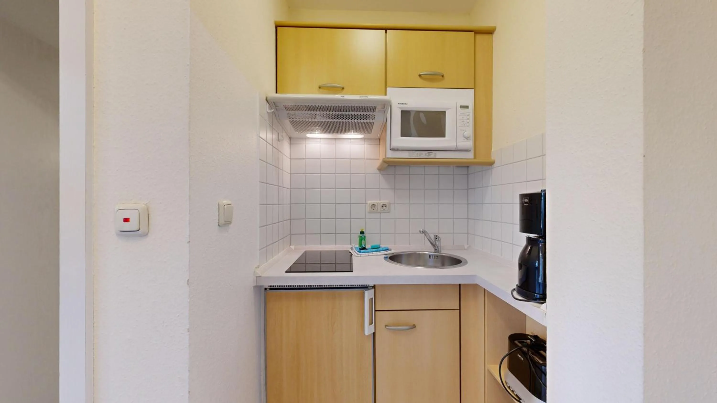 Kitchen or kitchenette in Appartementhaus Binzer Sterne