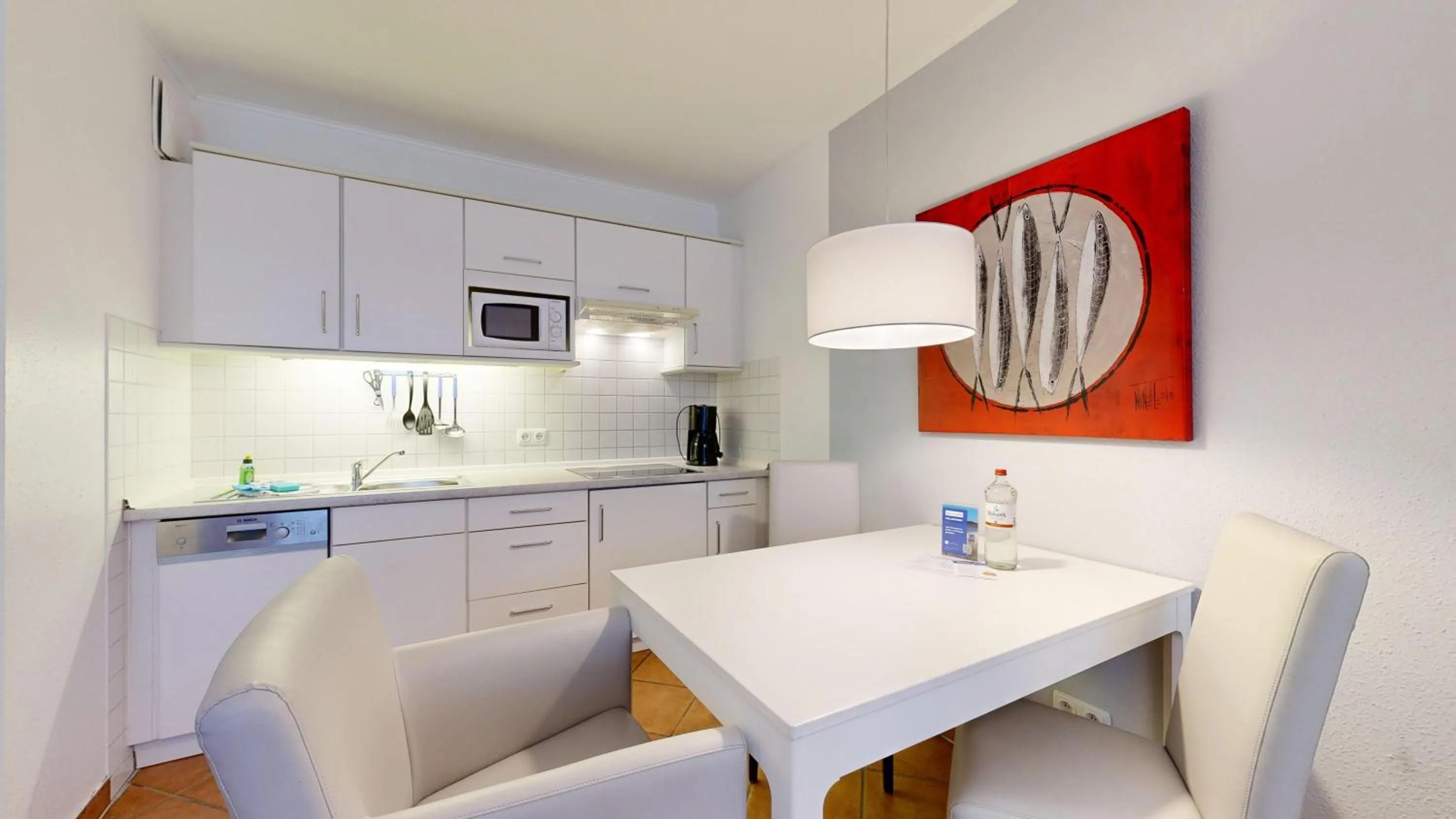 kitchen in Appartementhaus Binzer Sterne