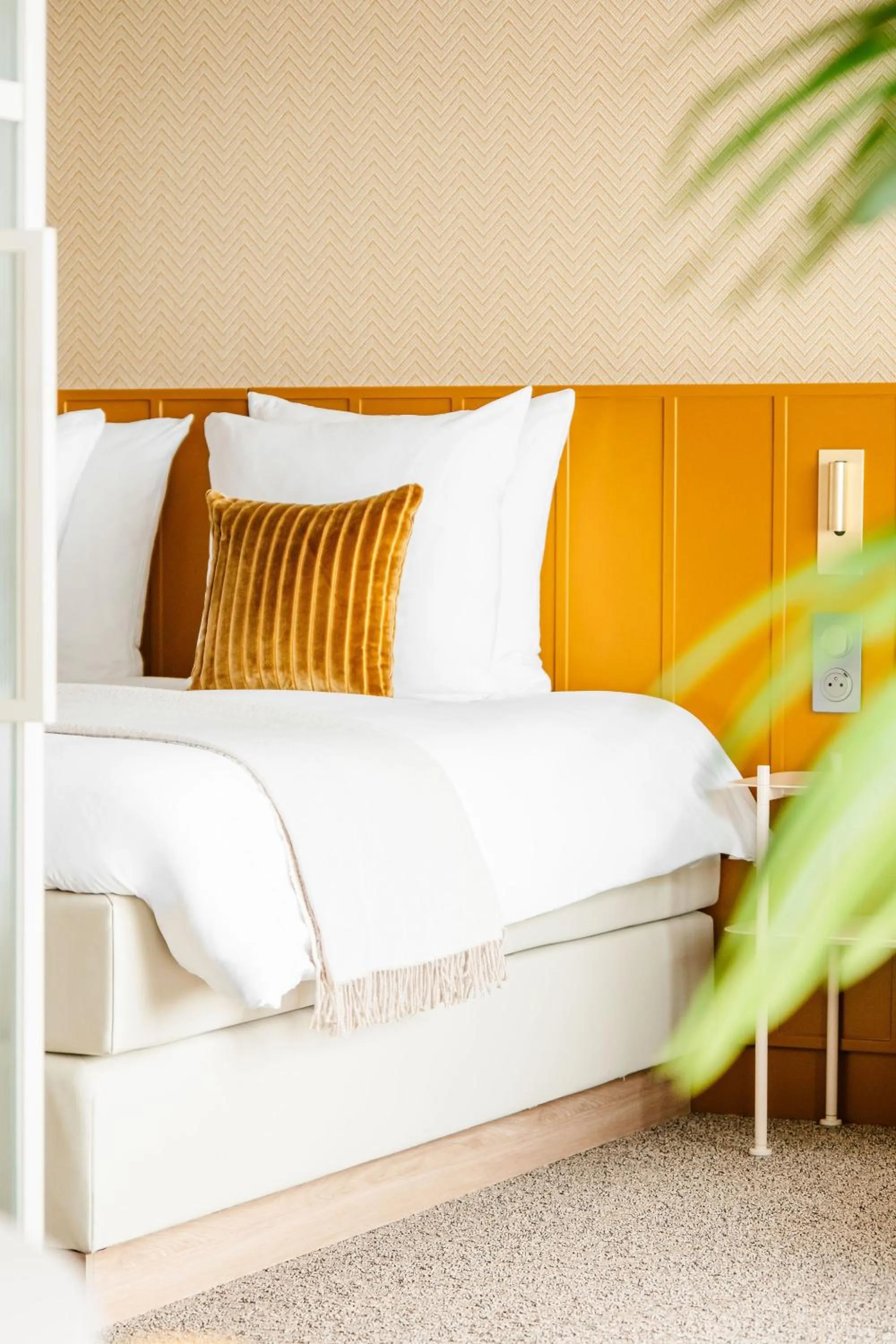 Bed in Van der Valk Hotel Paris CDG Airport