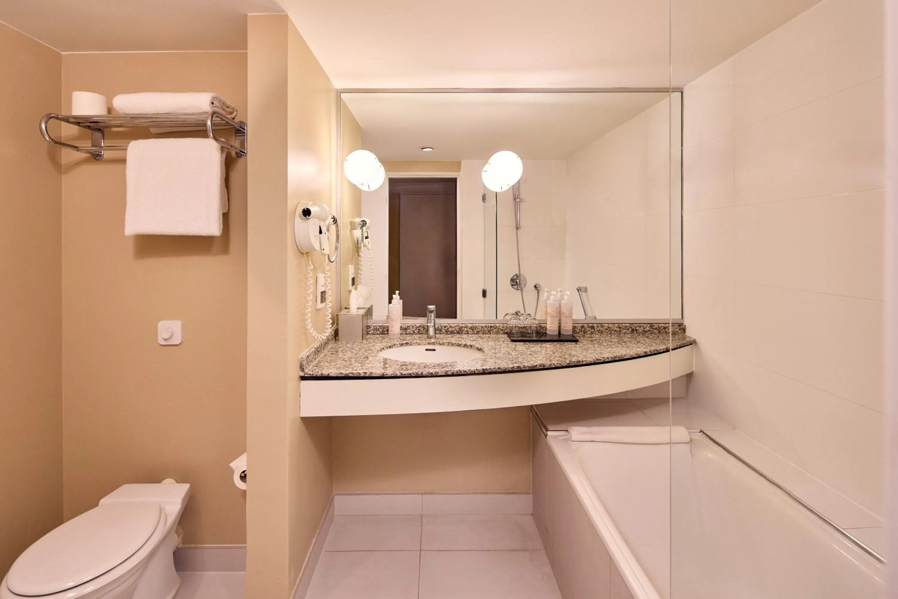 Toilet in Van der Valk Hotel Paris CDG Airport