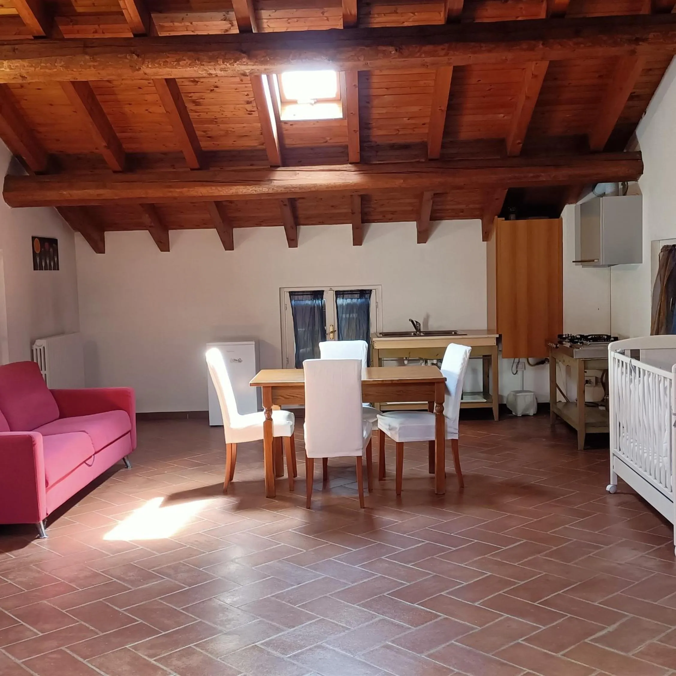 Kitchen or kitchenette in B&B IL Loto BIKE FRIENDLY