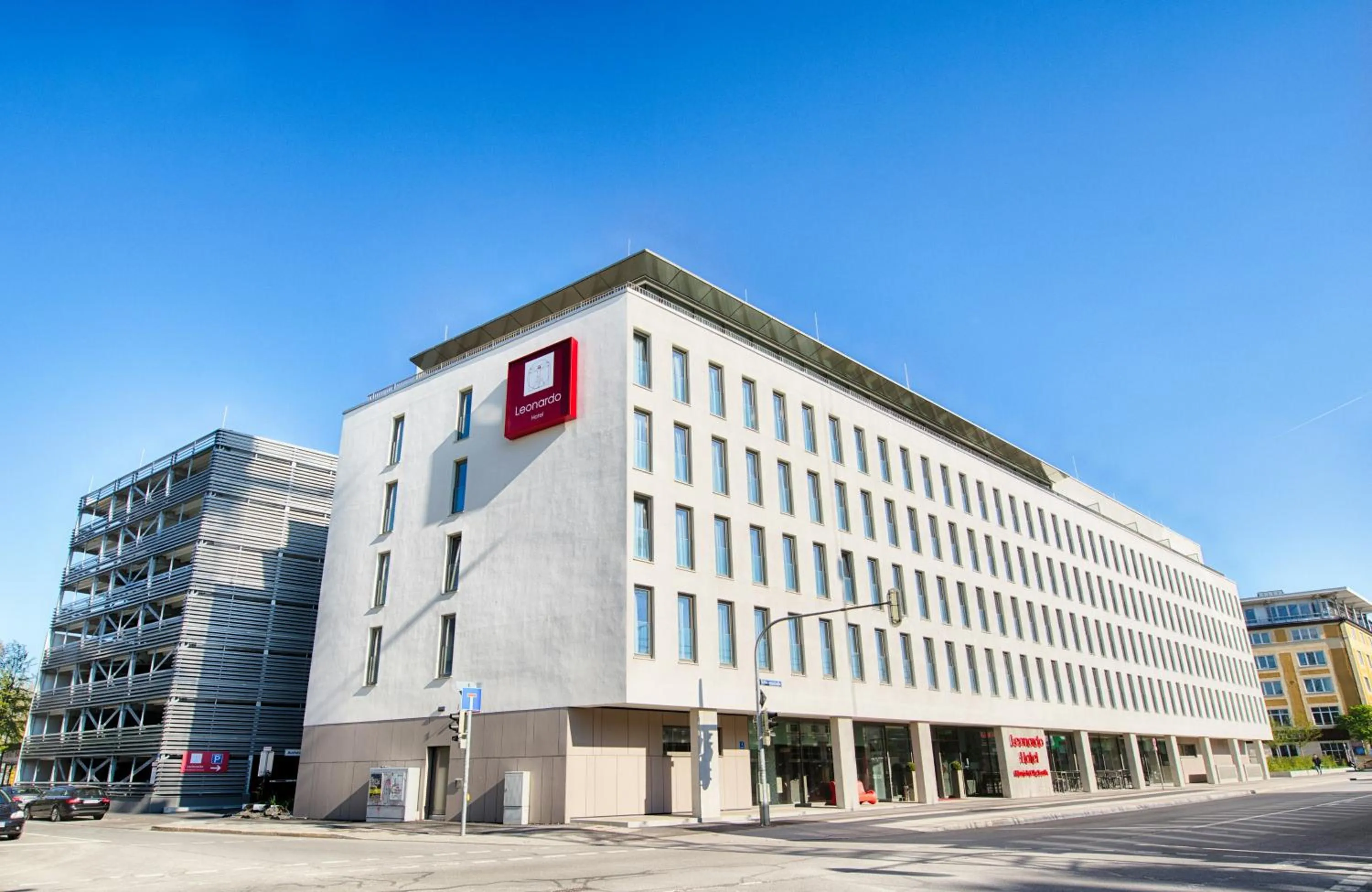 Property building in Leonardo Hotel Munich City South