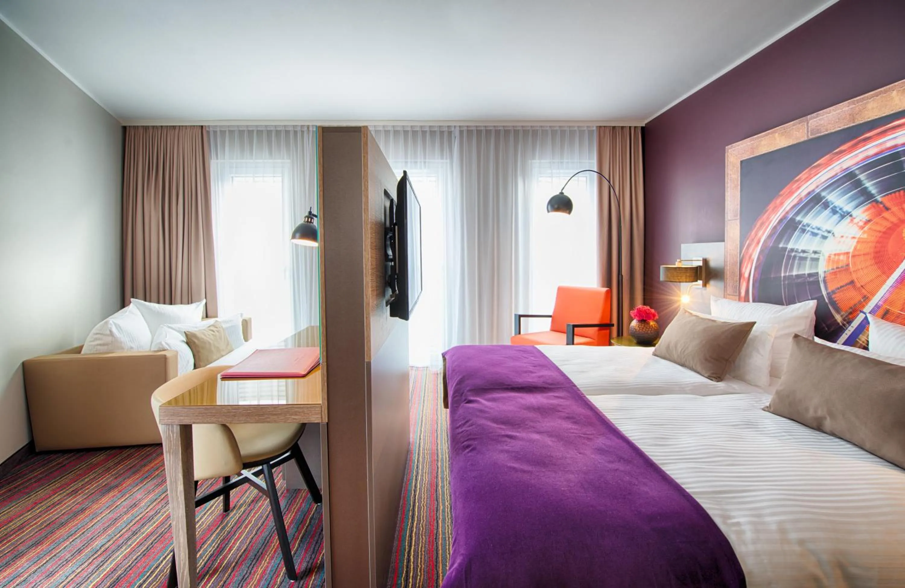 Photo of the whole room, Bed in Leonardo Hotel Munich City South