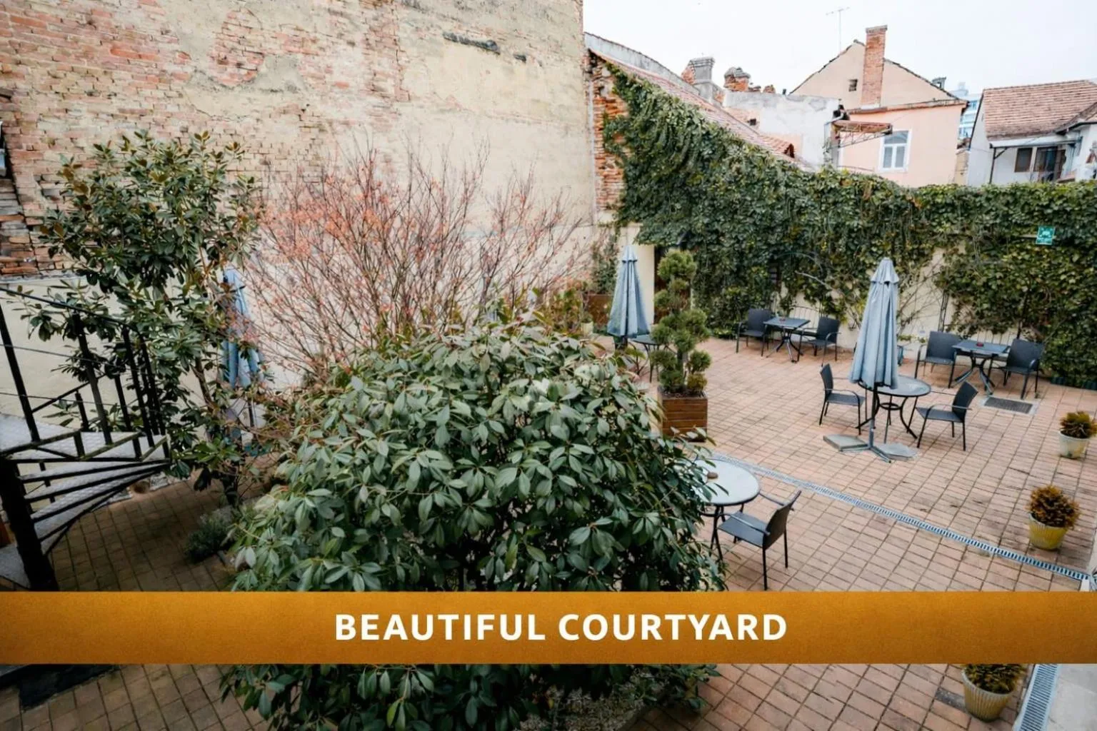 Patio in Rosen Villa Sibiu