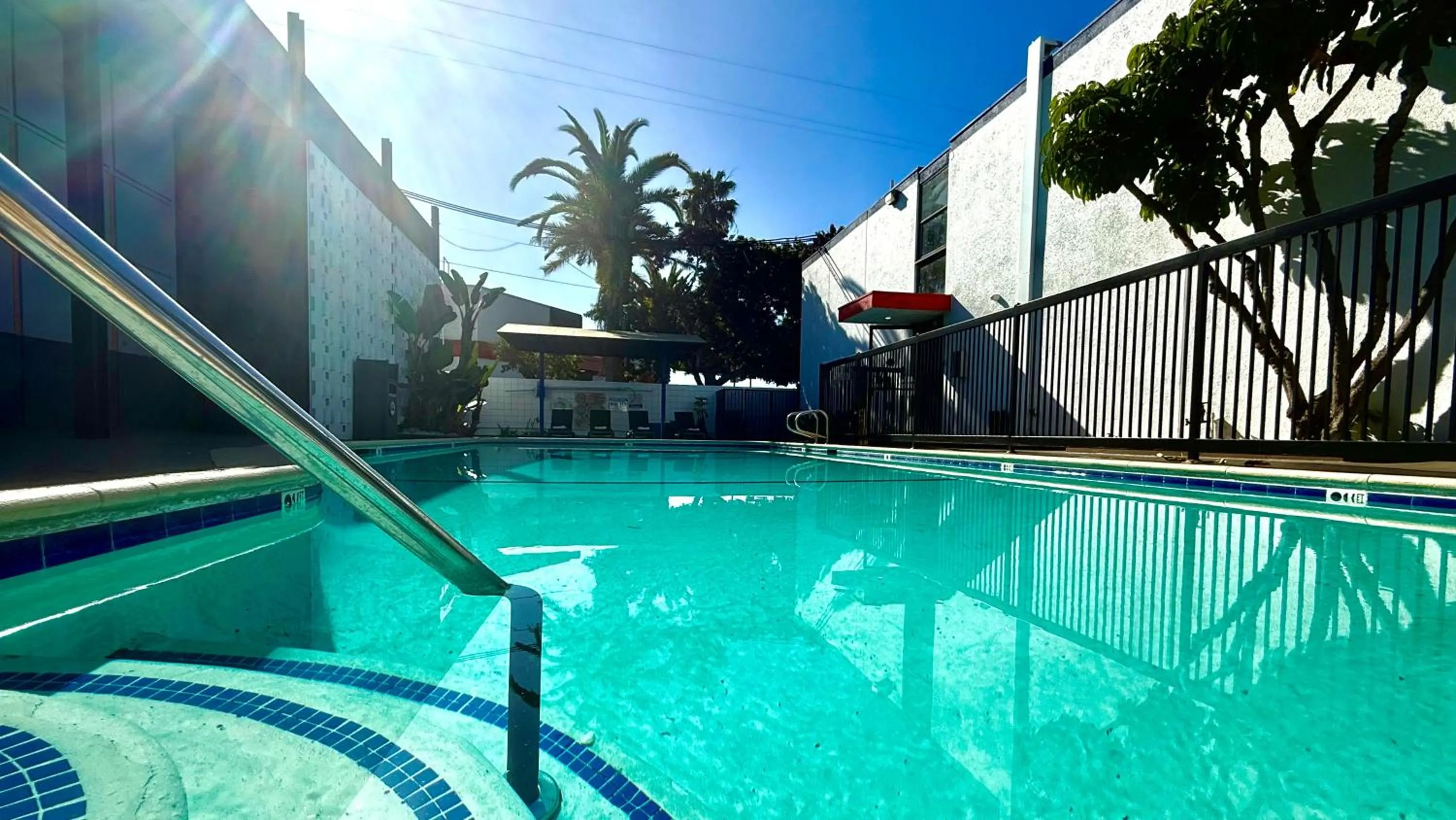 Swimming pool in Days Inn by Wyndham Los Angeles LAX Airport Stadium Area