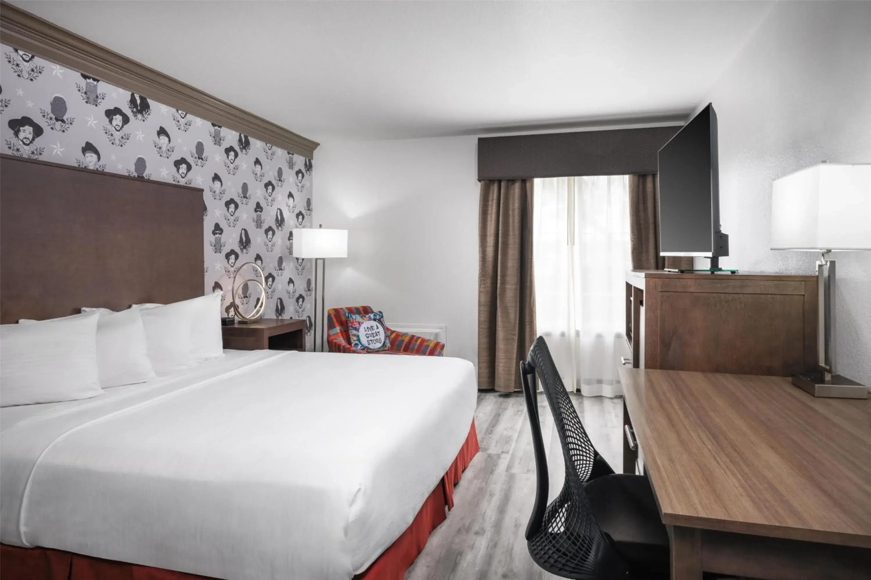 King Room with Roll-In Shower - Disability Access in Aiden Austin City Hotel King Room with Roll-In Shower - Disability Access in Aiden Austin City Hotel