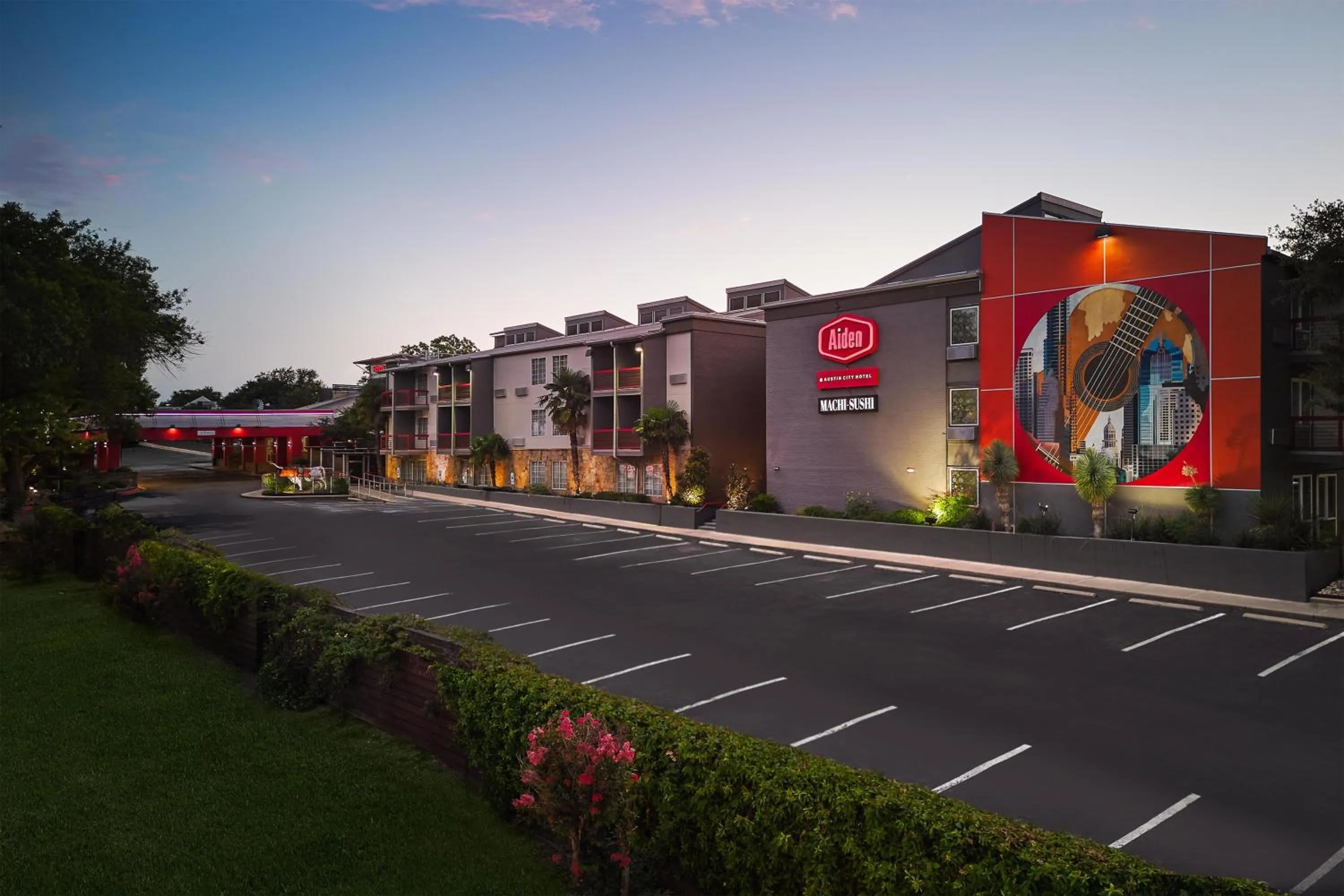 Property building in Aiden Austin City Hotel