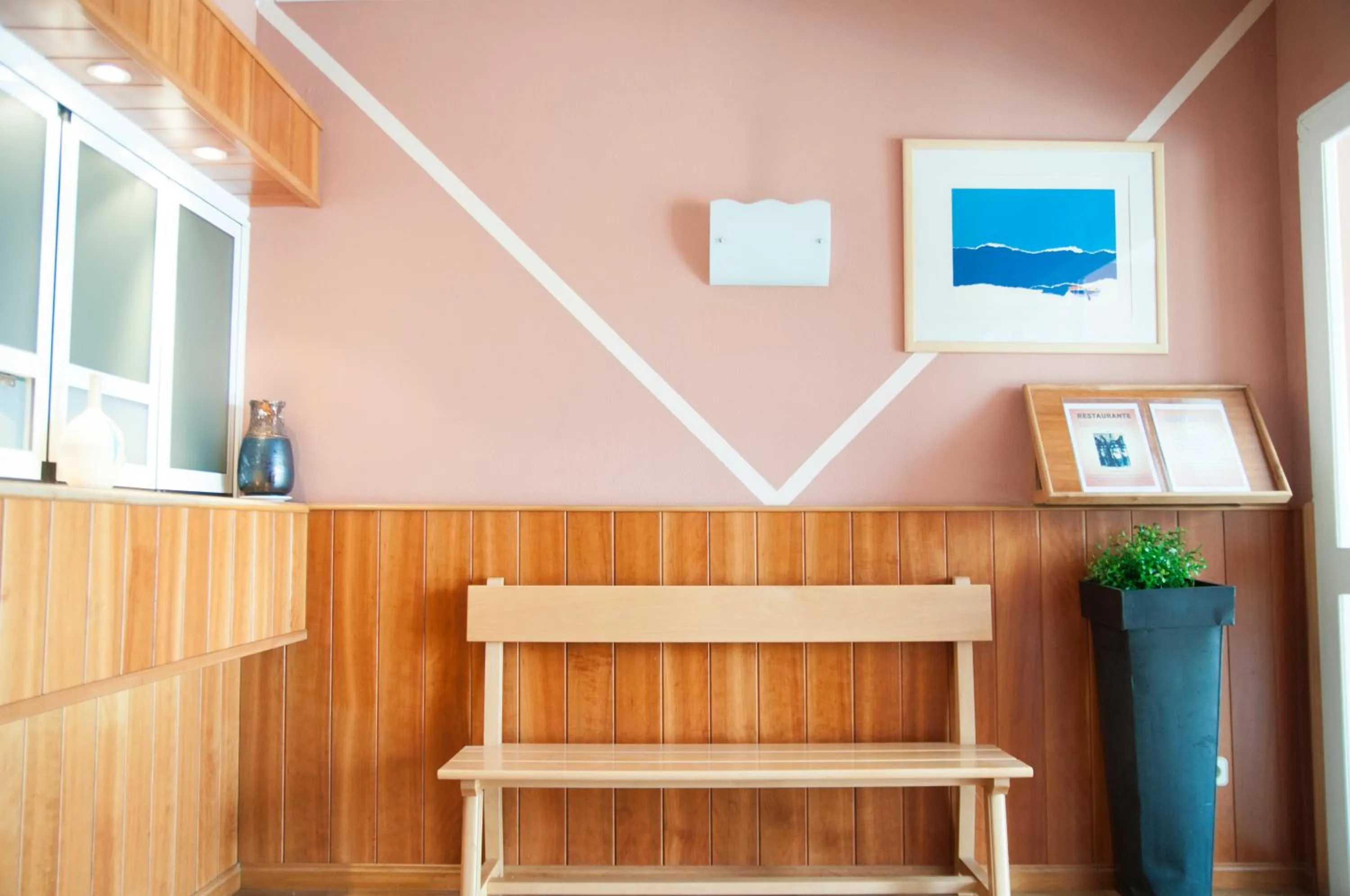 Lobby or reception in Hotel Aragón