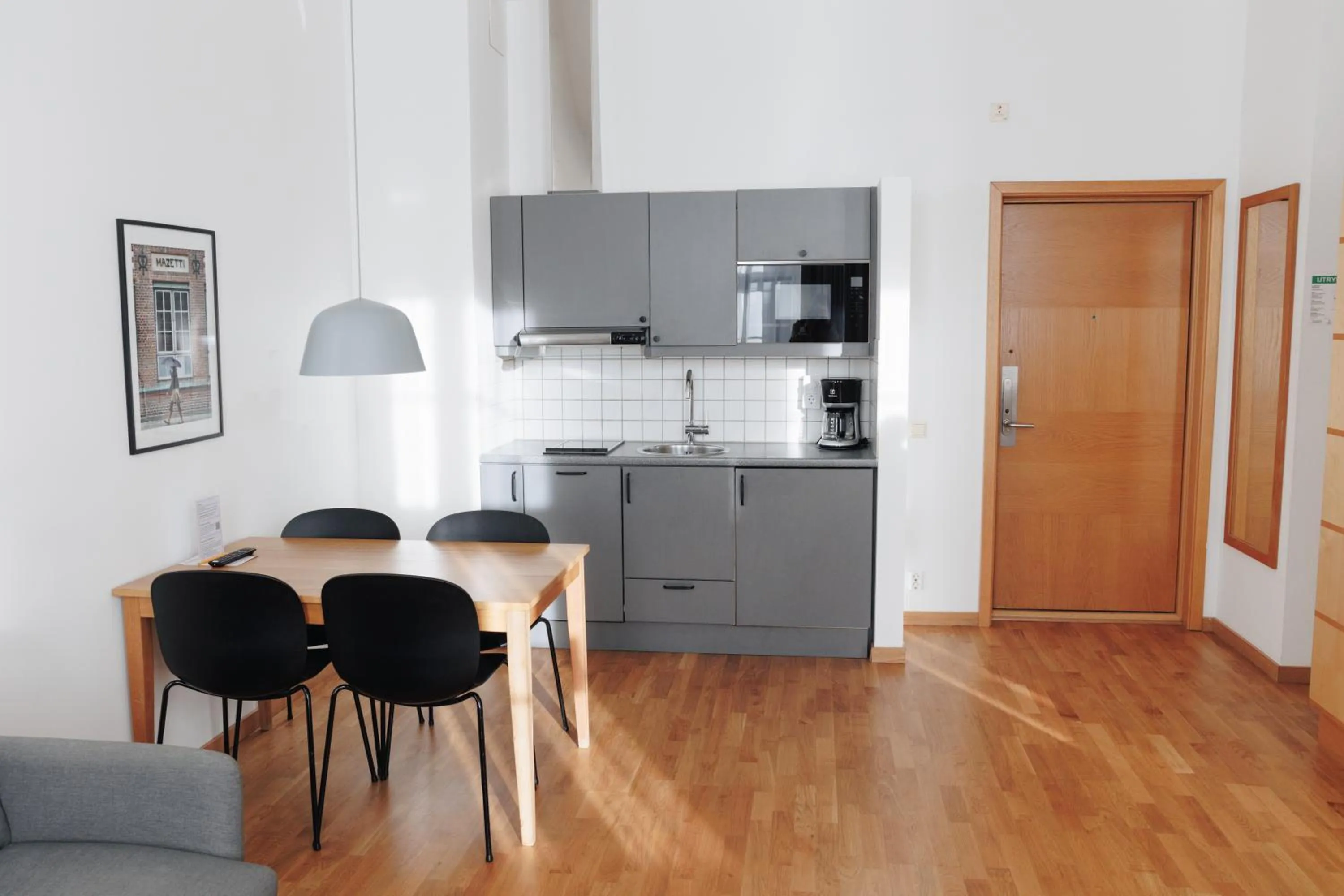 Kitchen or kitchenette in The More Hotel Mazetti